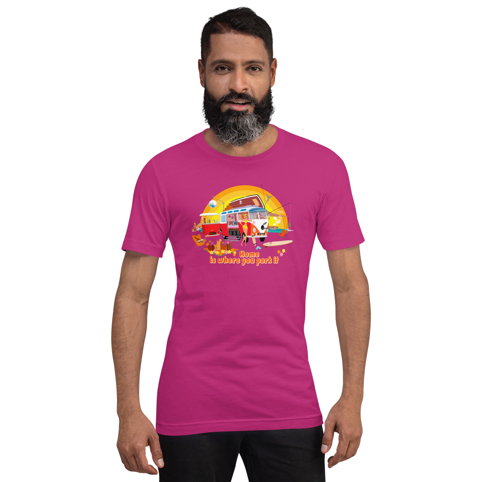 Unisex cotton t-shirt Ultra Combi on bright colors