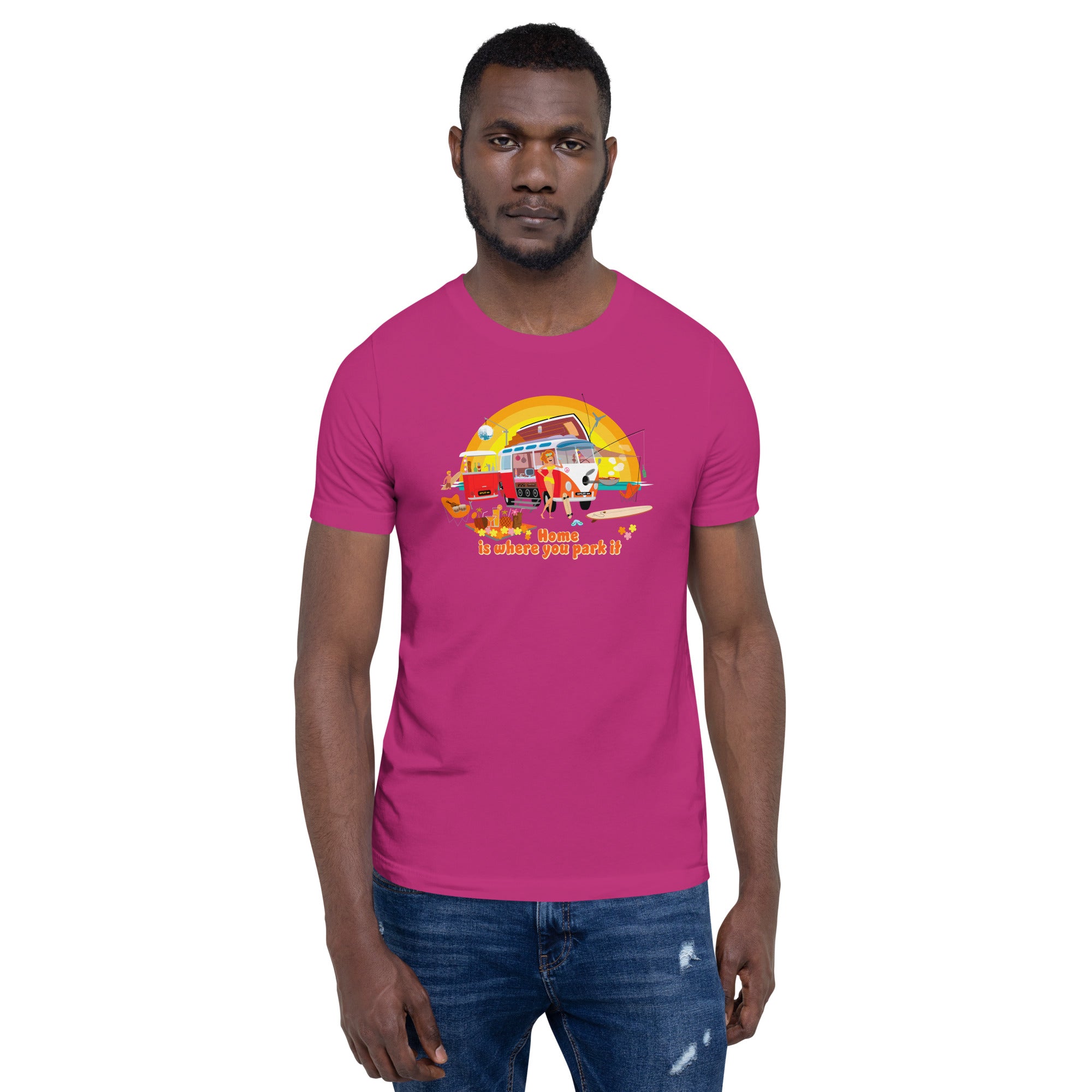 Unisex cotton t-shirt Ultra Combi on bright colors
