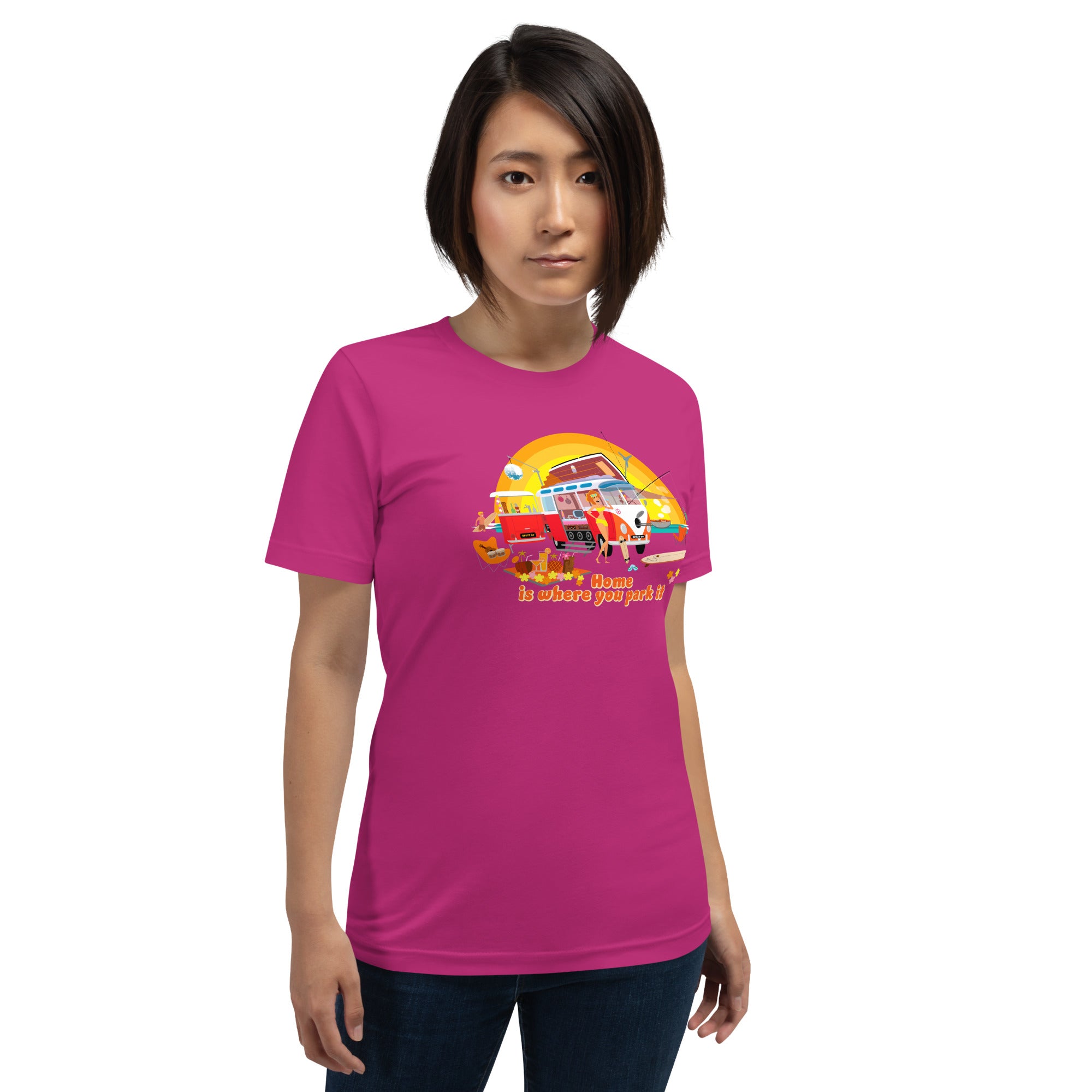 Unisex cotton t-shirt Ultra Combi on bright colors