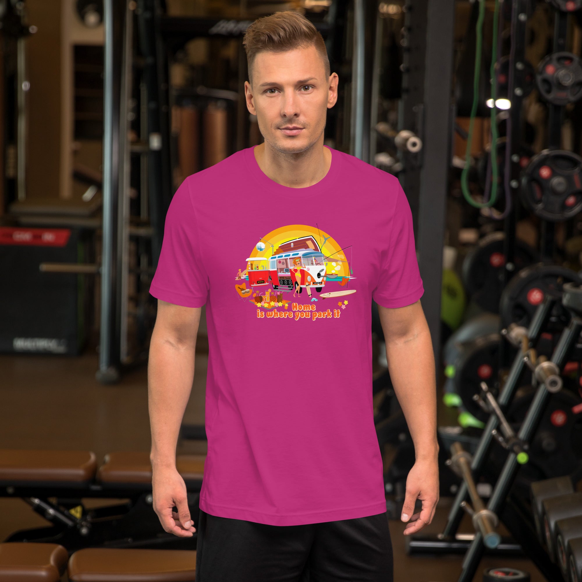 Unisex cotton t-shirt Ultra Combi on bright colors