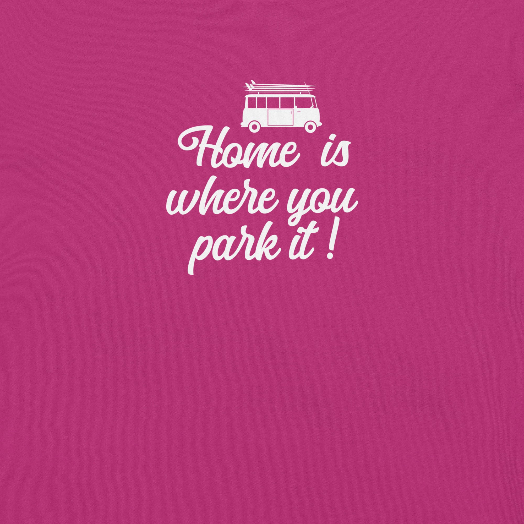 T-shirt en coton unisexe White Surf Combi sur couleurs vives