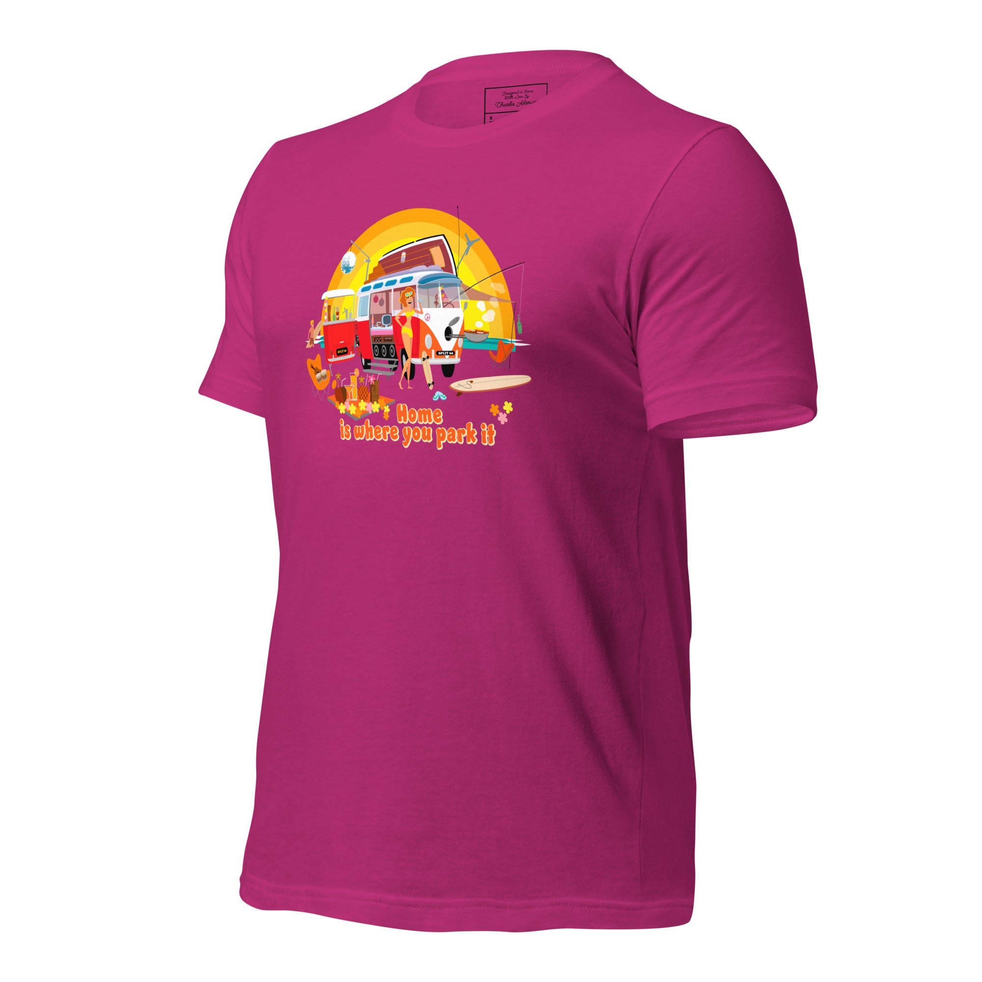 Unisex cotton t-shirt Ultra Combi on bright colors