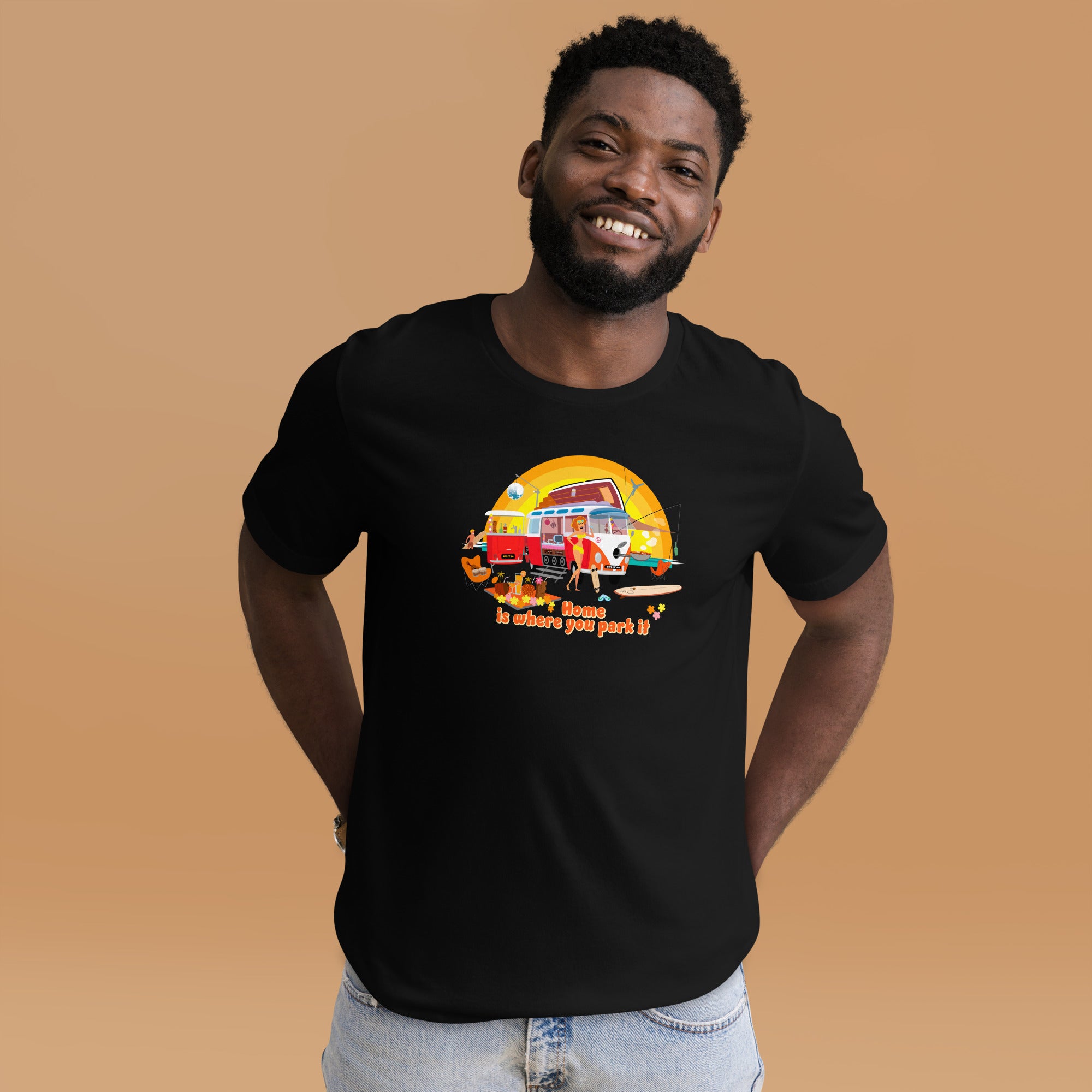 Unisex cotton t-shirt Ultra Combi on dark colors