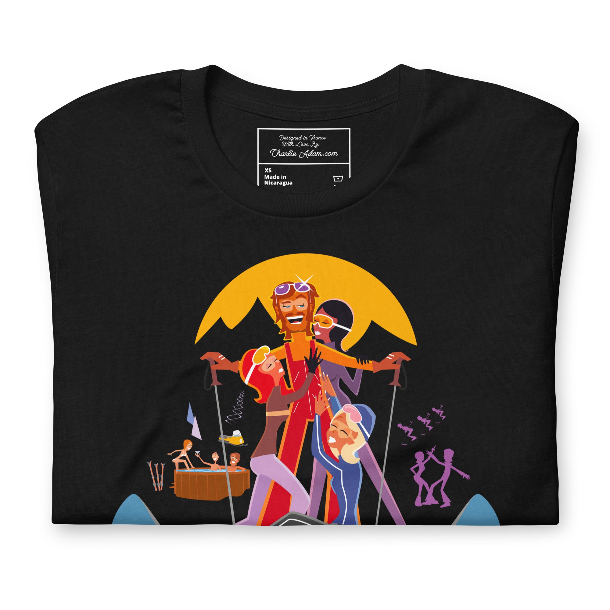 T-shirt en coton unisexe Love instructor First lesson free sur couleurs foncées