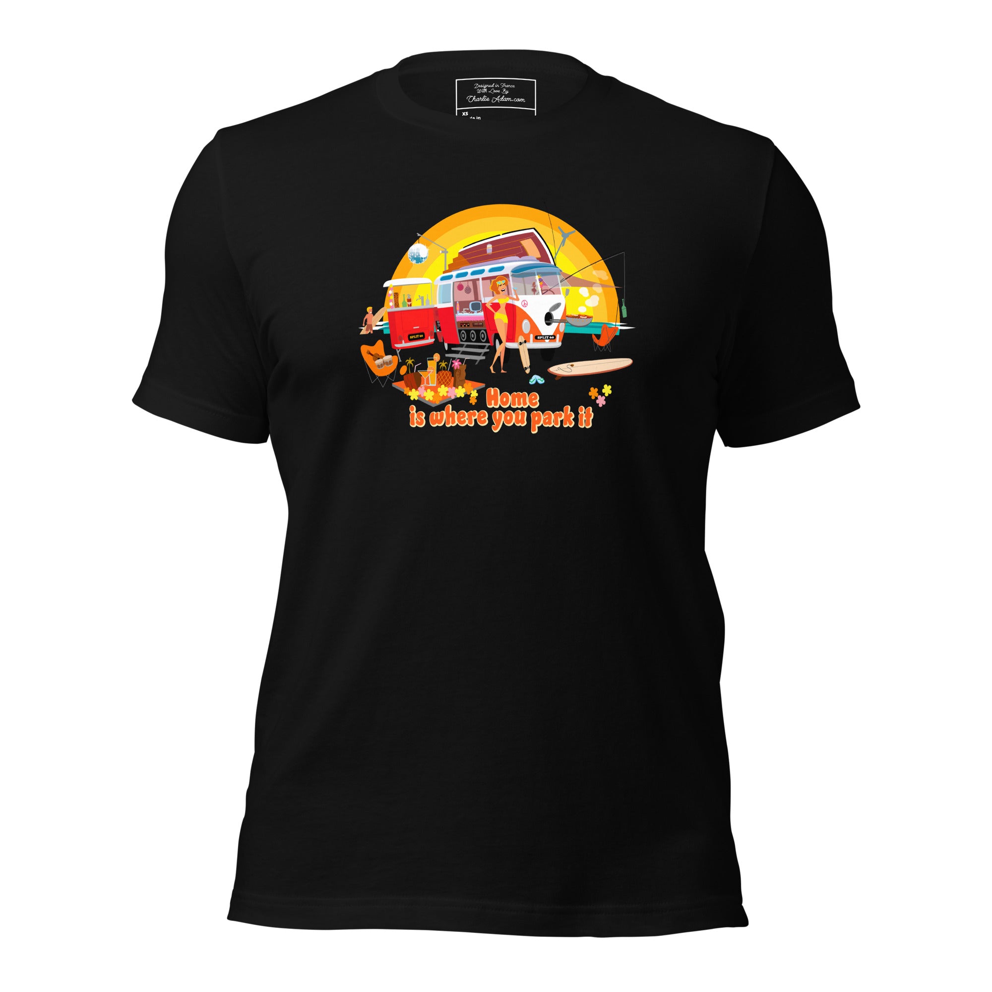 Unisex cotton t-shirt Ultra Combi on dark colors