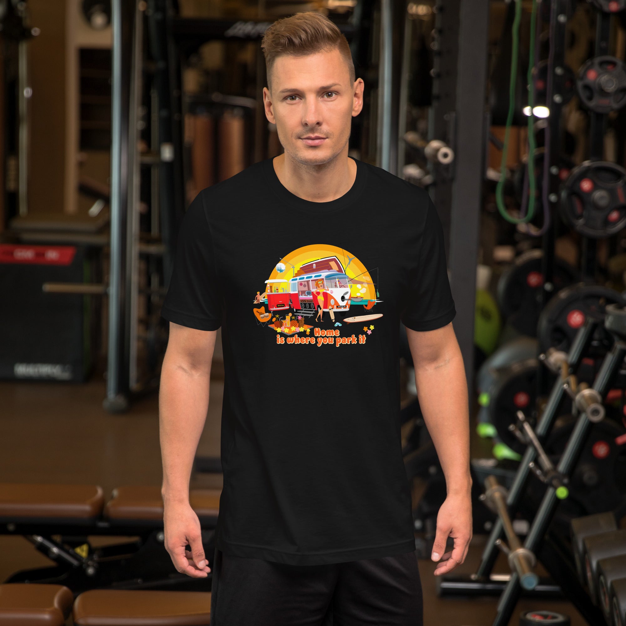 Unisex cotton t-shirt Ultra Combi on dark colors