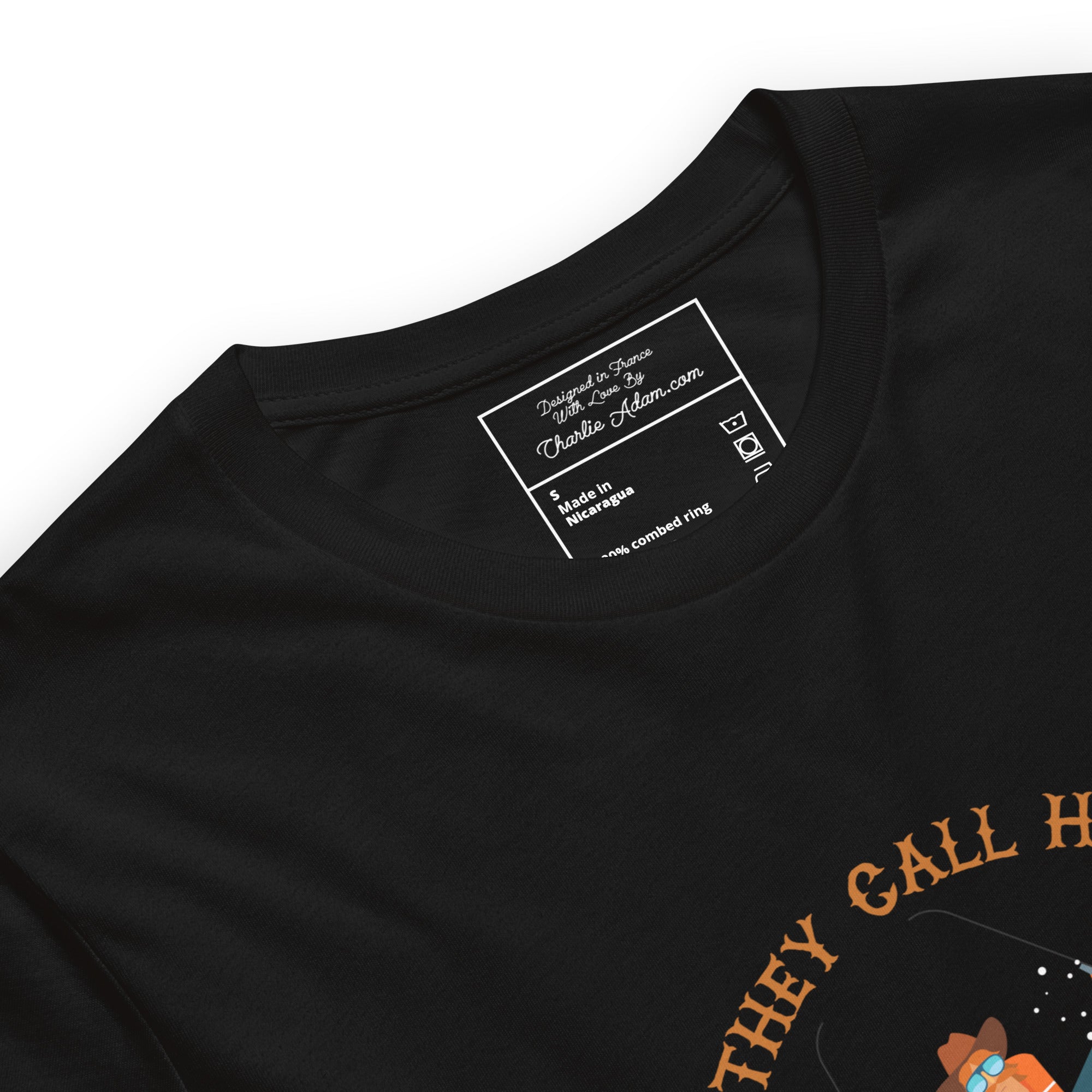 T-shirt en coton unisexe Hot Dogger sur couleurs foncées