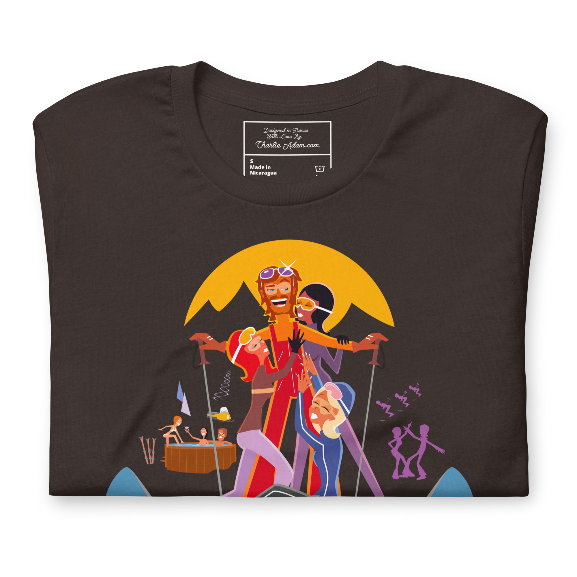 T-shirt en coton unisexe Love instructor First lesson free sur couleurs foncées