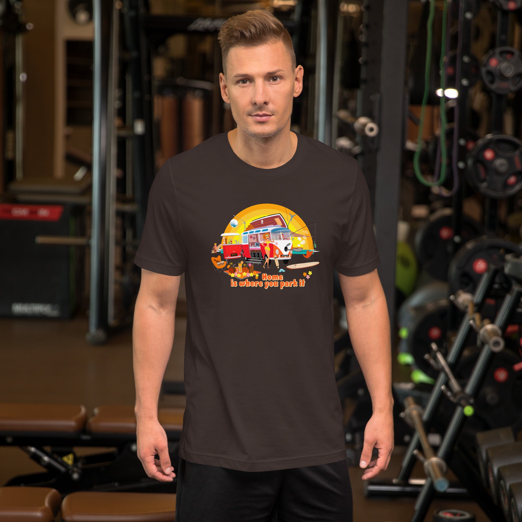 Unisex cotton t-shirt Ultra Combi on dark colors