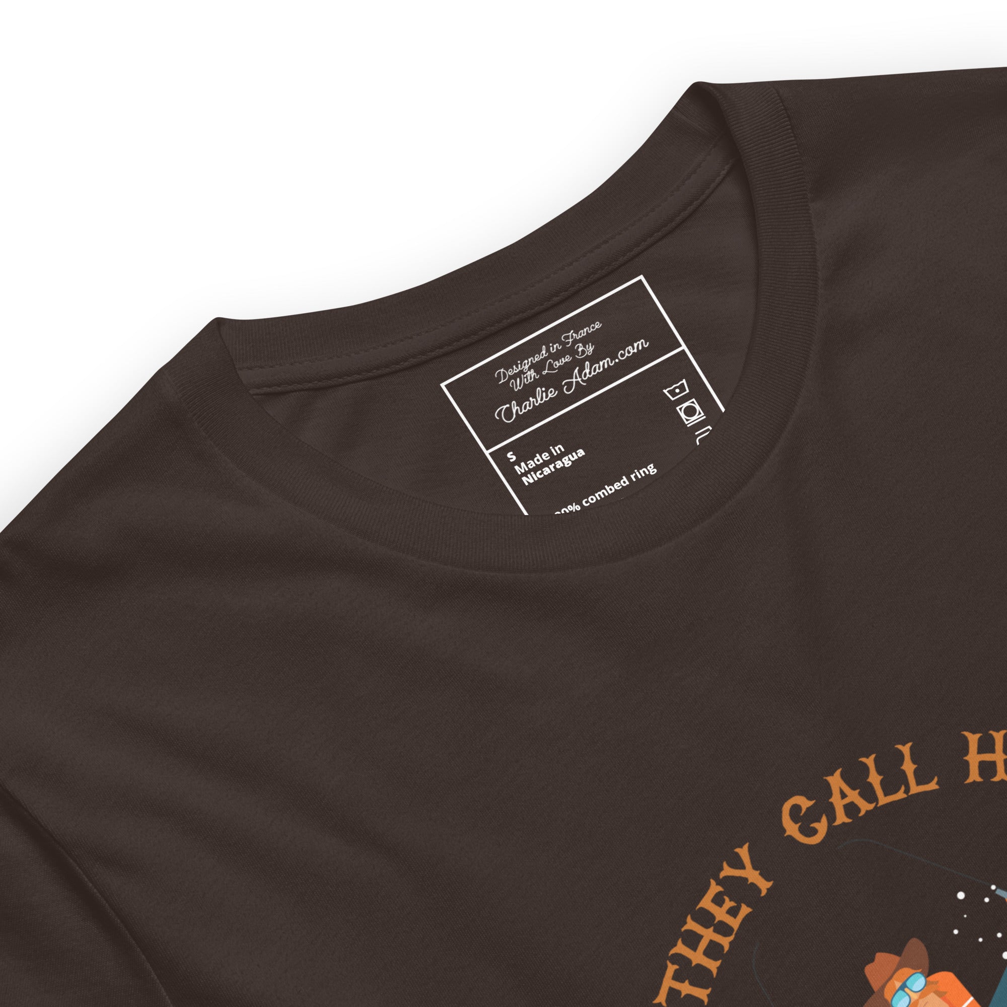 T-shirt en coton unisexe Hot Dogger sur couleurs foncées