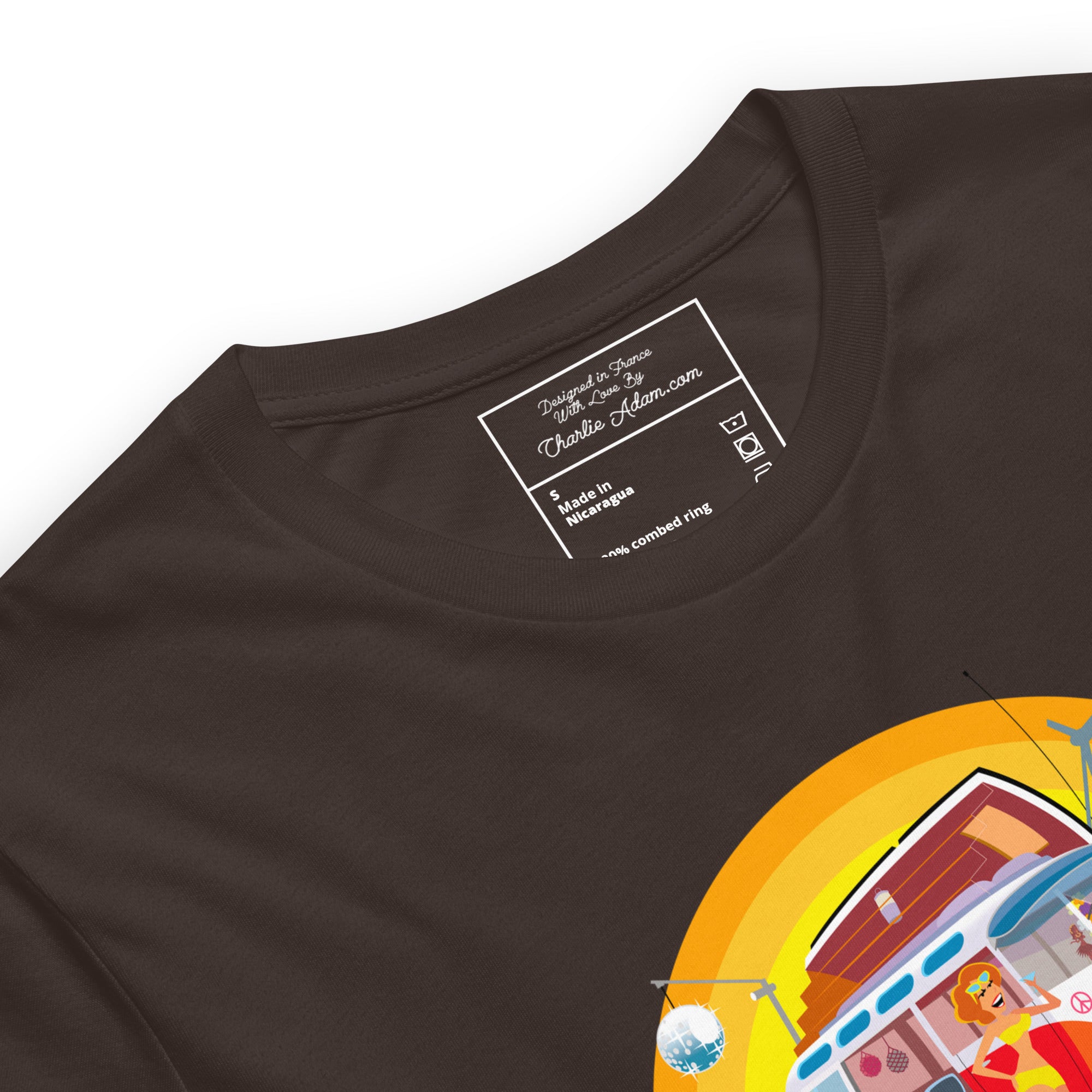 Unisex cotton t-shirt Ultra Combi on dark colors