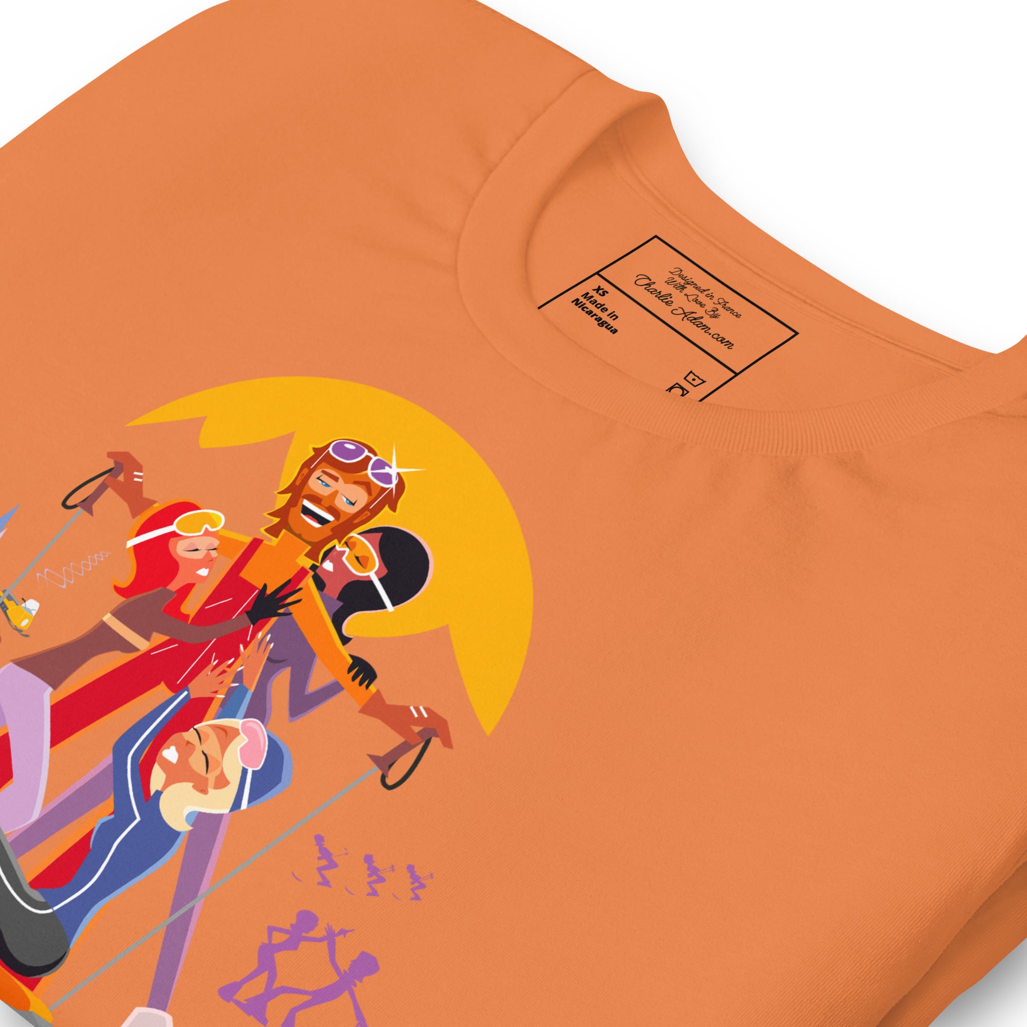 T-shirt en coton unisexe Love instructor First lesson free sur couleurs claires