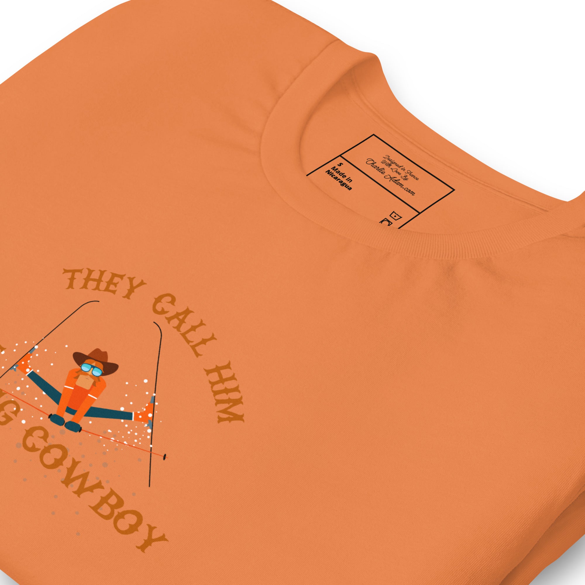T-shirt en coton unisexe Hot Dogger sur couleurs vives