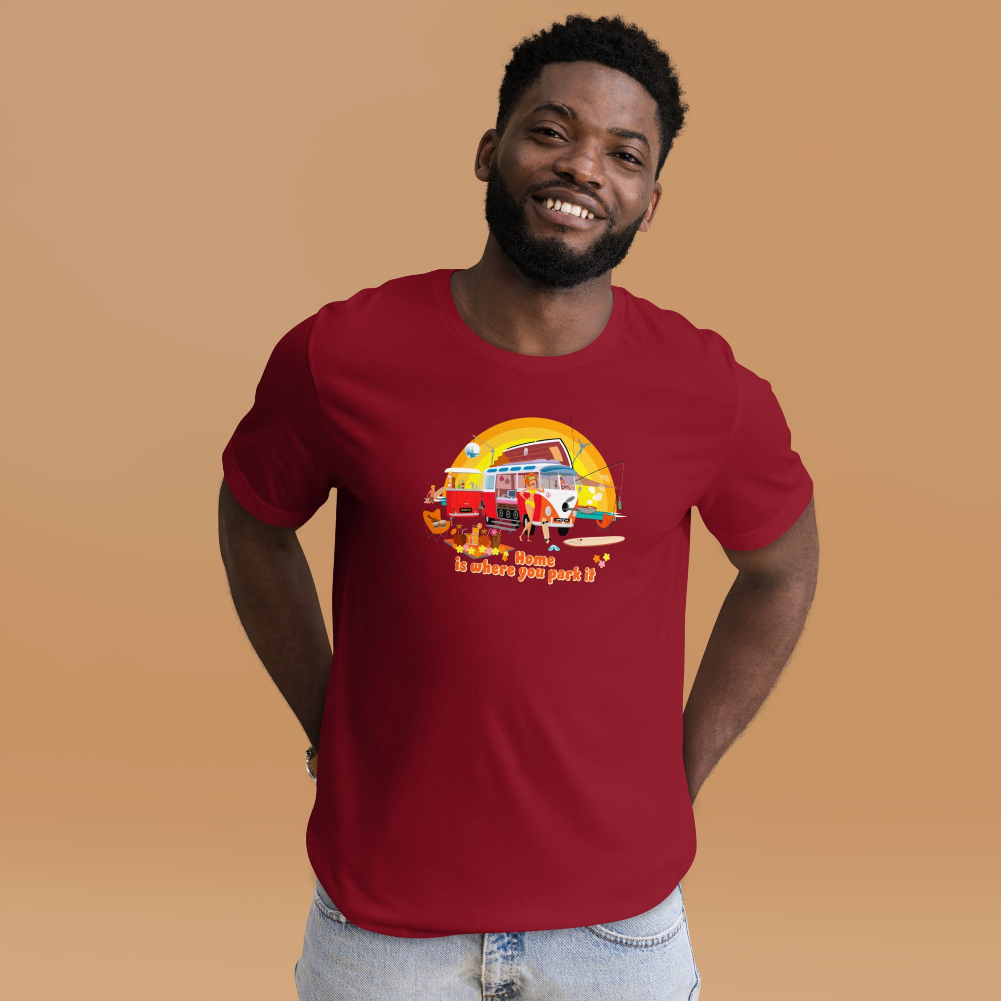 Unisex cotton t-shirt Ultra Combi on dark colors