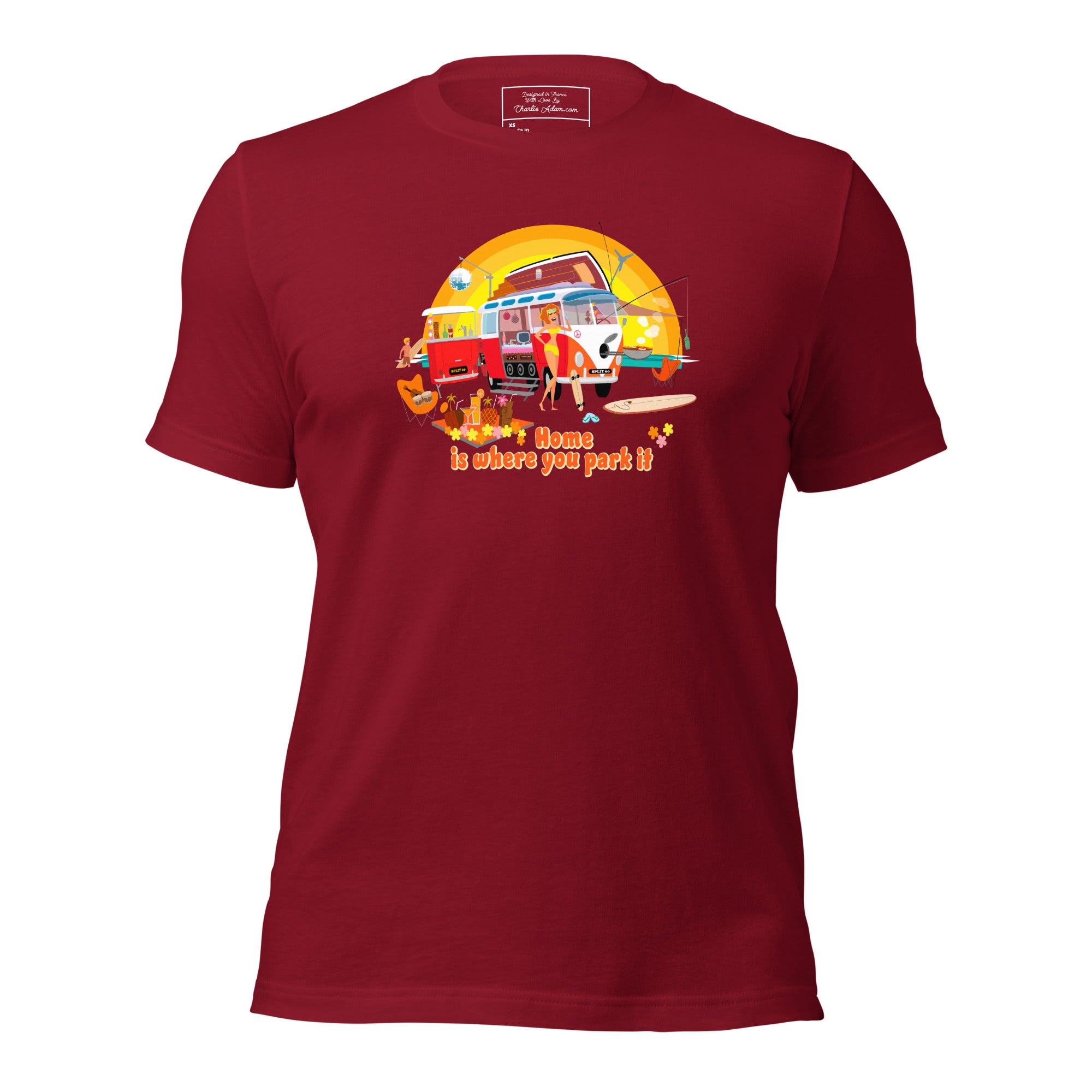 Unisex cotton t-shirt Ultra Combi on dark colors
