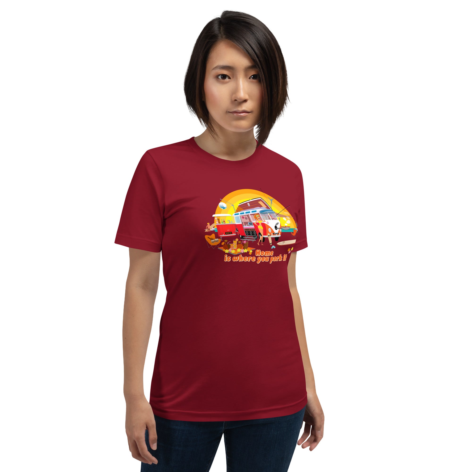 Unisex cotton t-shirt Ultra Combi on dark colors