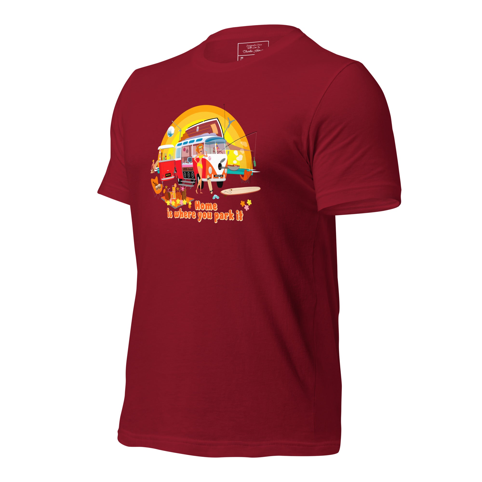 Unisex cotton t-shirt Ultra Combi on dark colors