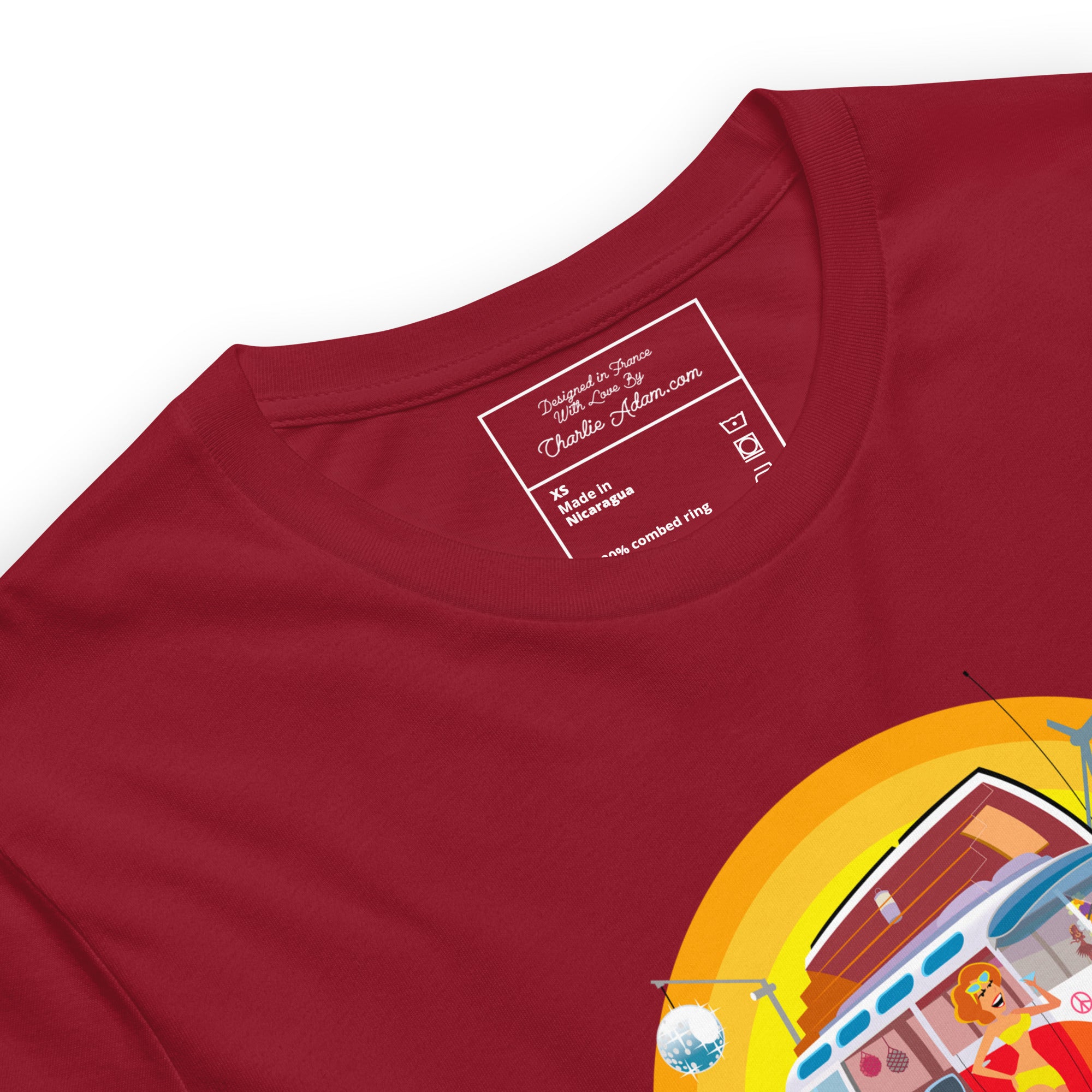 Unisex cotton t-shirt Ultra Combi on dark colors