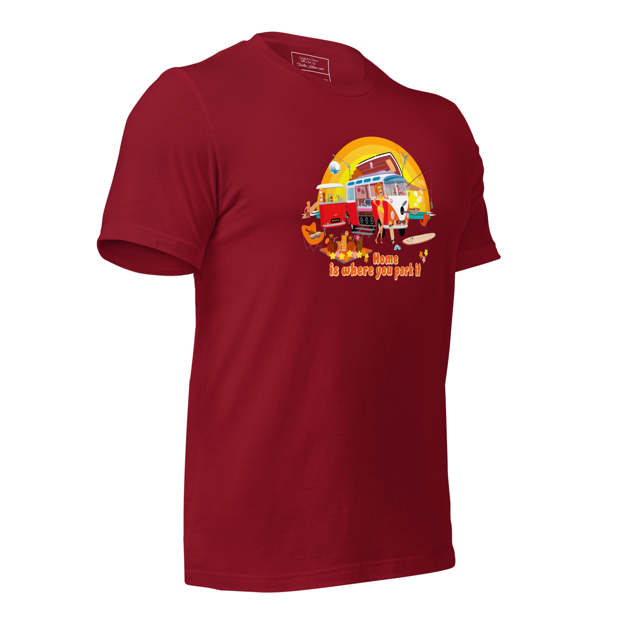 Unisex cotton t-shirt Ultra Combi on dark colors