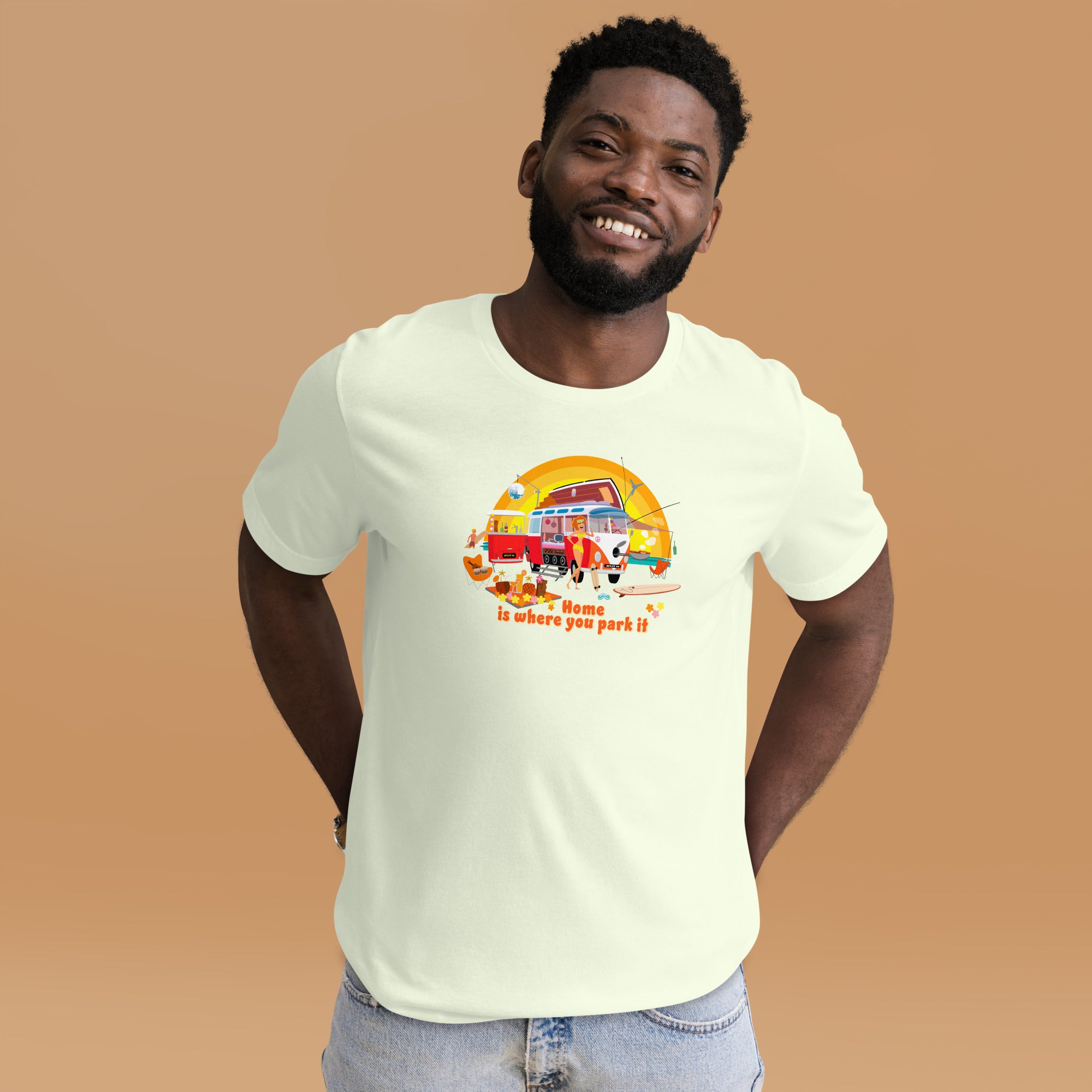 Unisex cotton t-shirt Ultra Combi on light colors