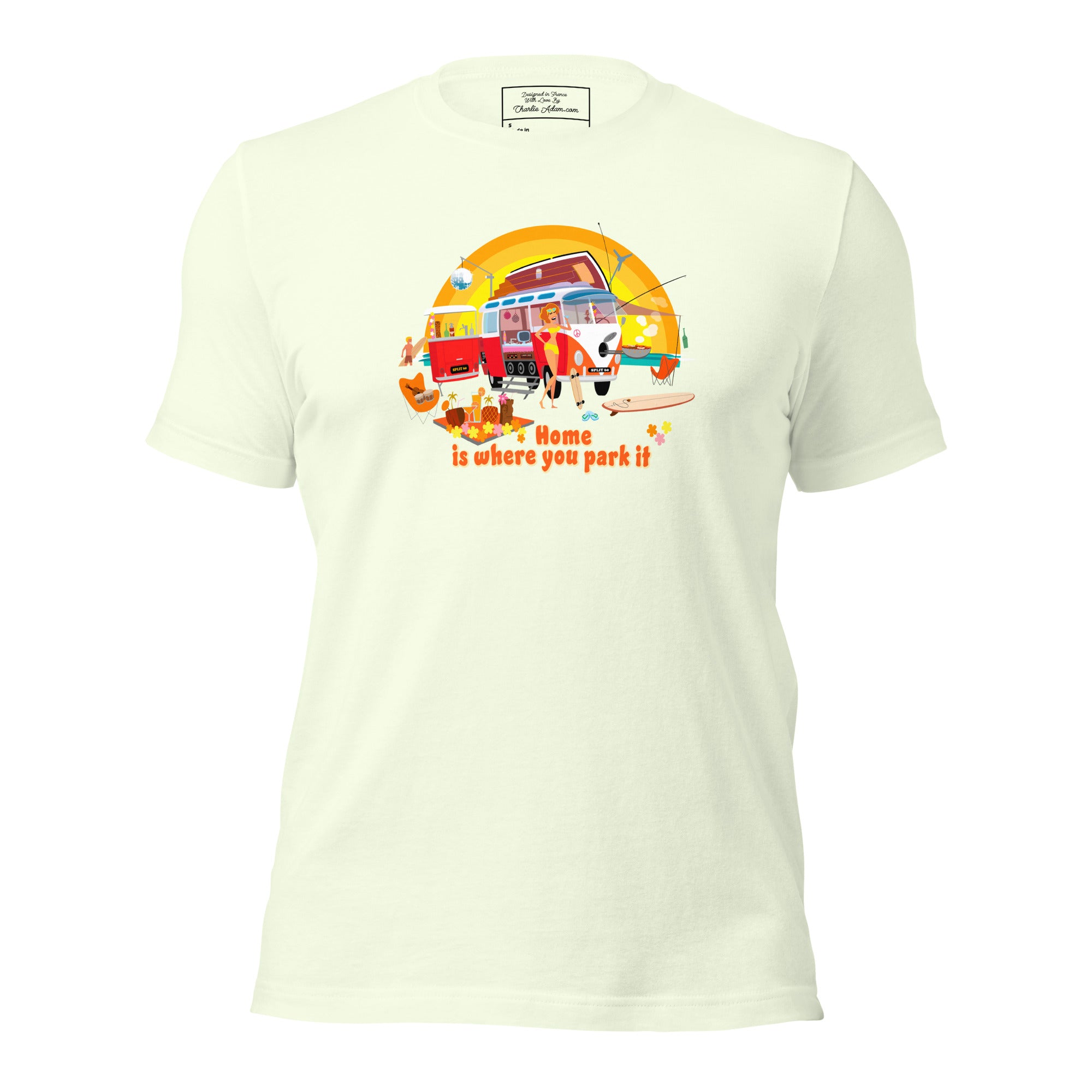 Unisex cotton t-shirt Ultra Combi on light colors