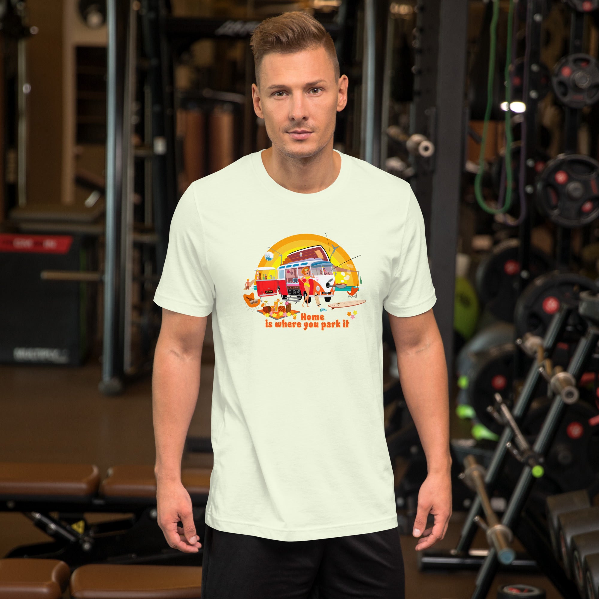 Unisex cotton t-shirt Ultra Combi on light colors