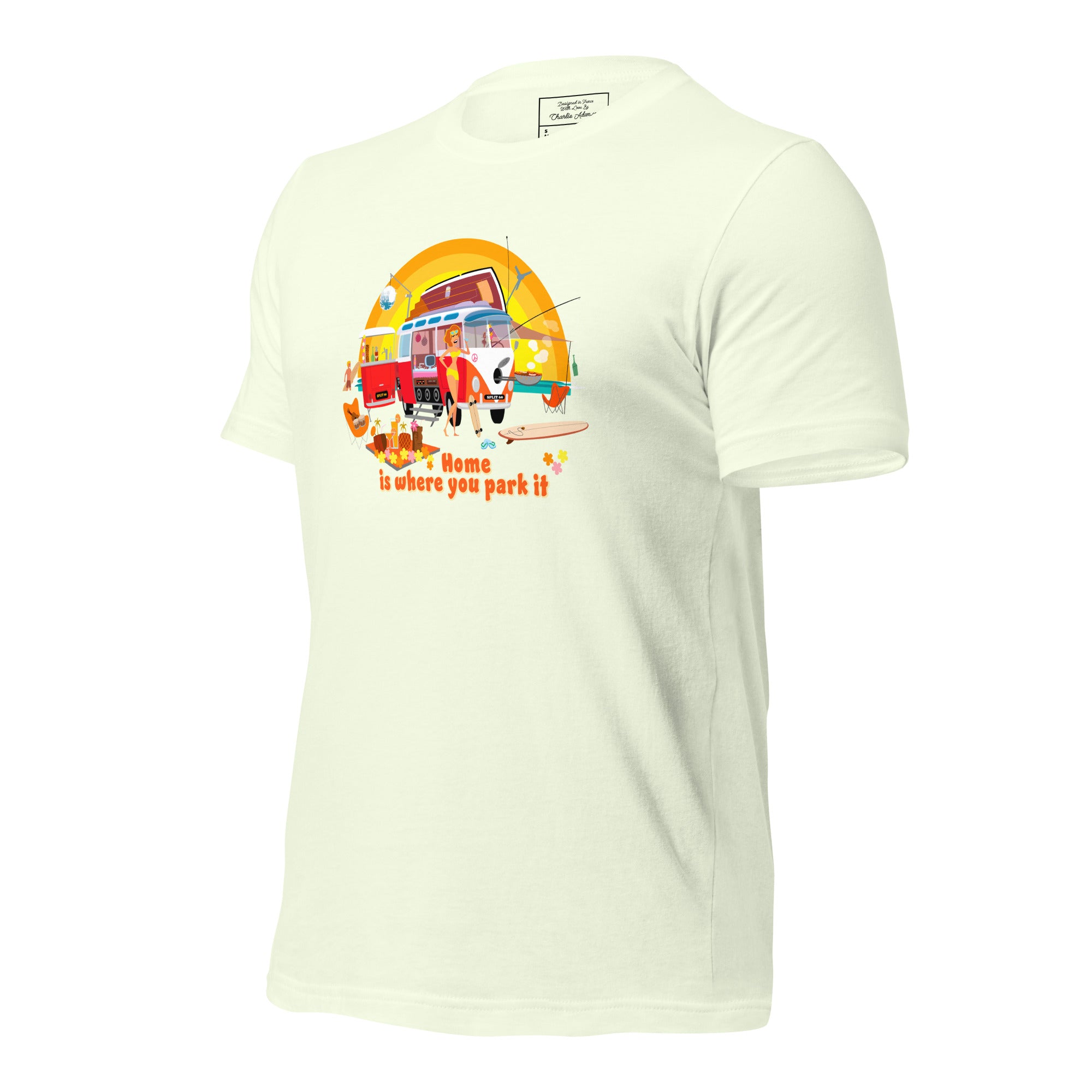 Unisex cotton t-shirt Ultra Combi on light colors