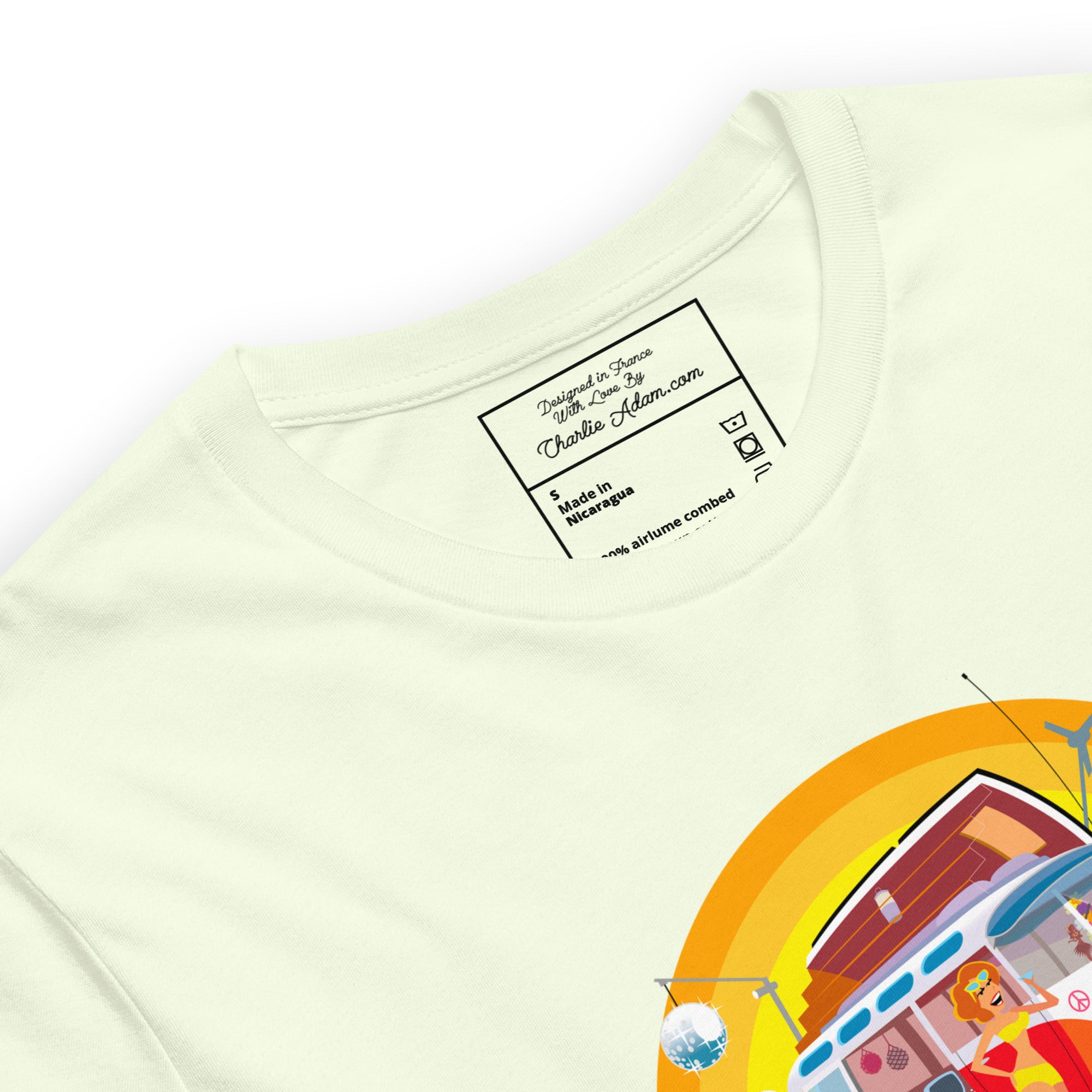 Unisex cotton t-shirt Ultra Combi on light colors