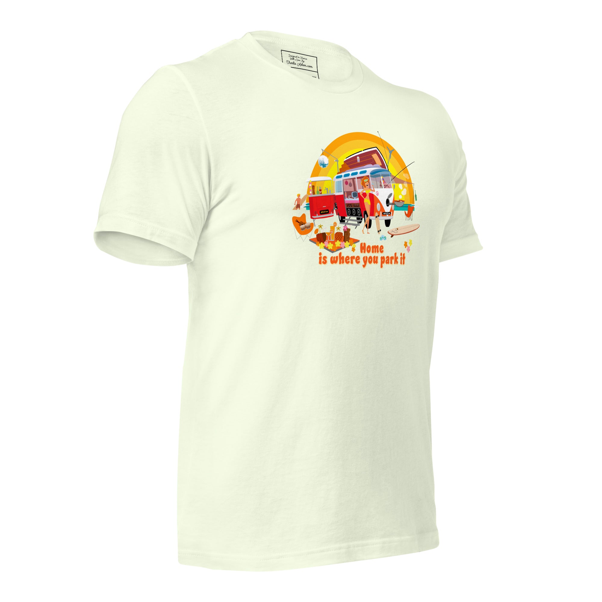 Unisex cotton t-shirt Ultra Combi on light colors