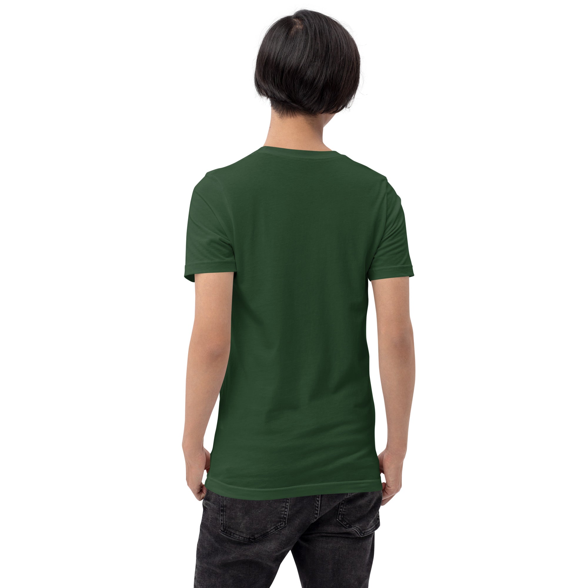 Unisex cotton t-shirt License to Chill Vamos a la Playa on Green
