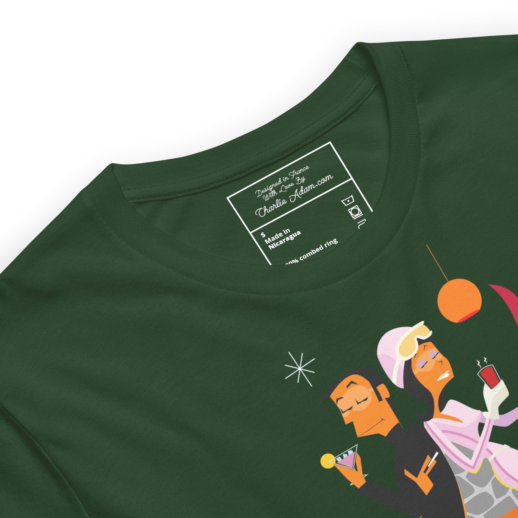 T-shirt en coton unisexe License To Chill Mission Après-Ski sur couleurs foncées