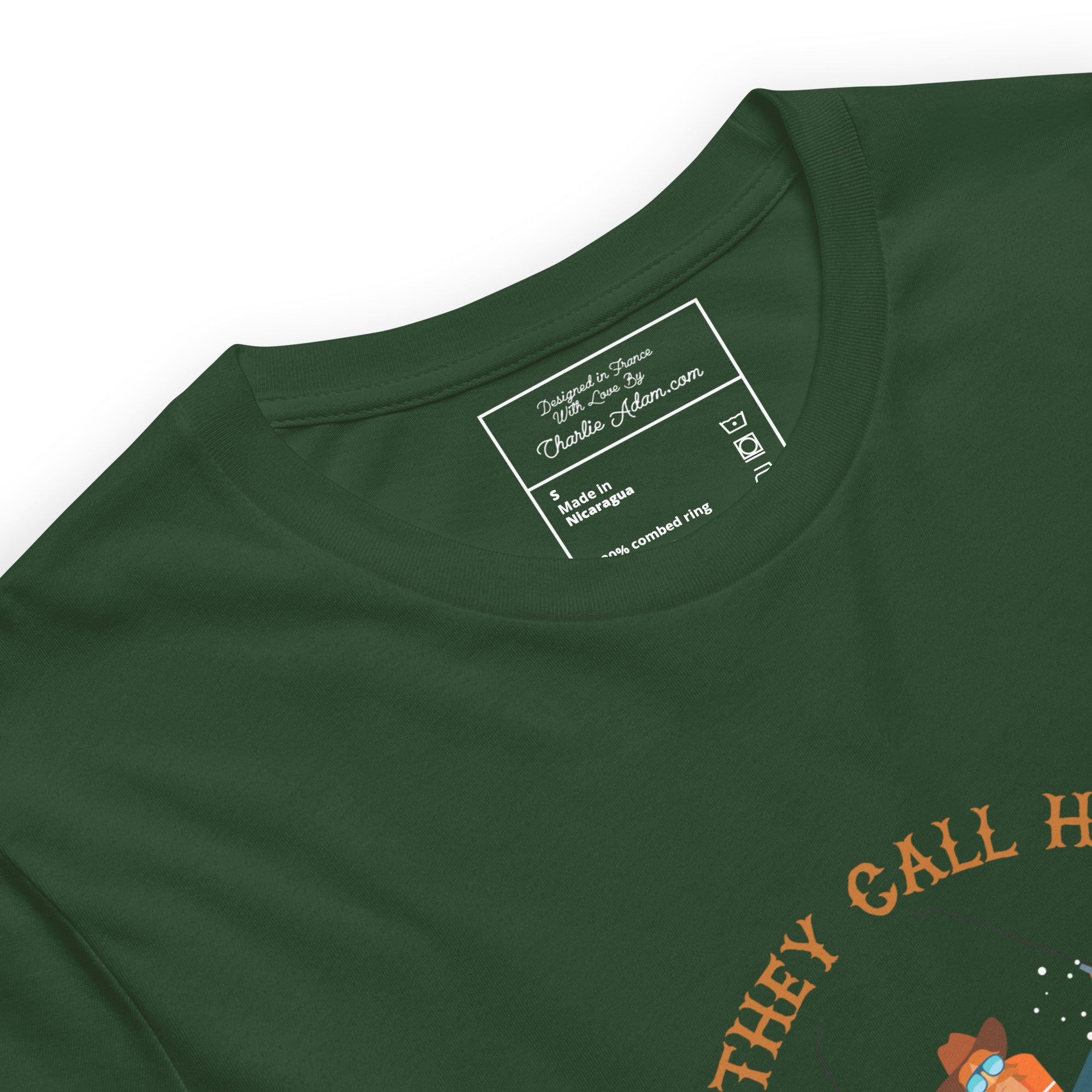 T-shirt en coton unisexe Hot Dogger sur couleurs foncées