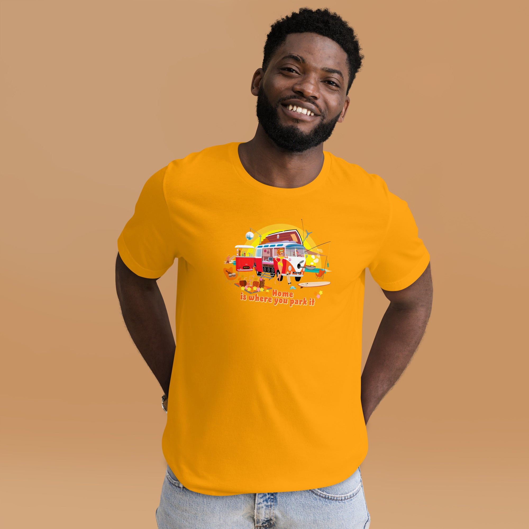 Unisex cotton t-shirt Ultra Combi on bright colors