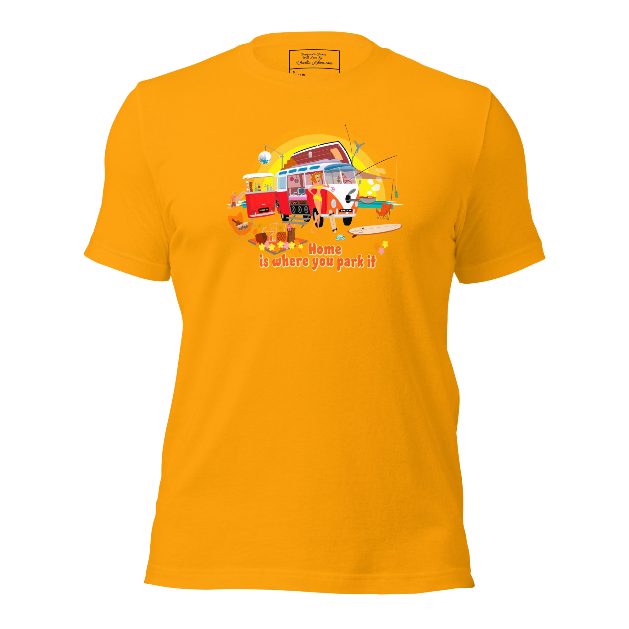Unisex cotton t-shirt Ultra Combi on bright colors