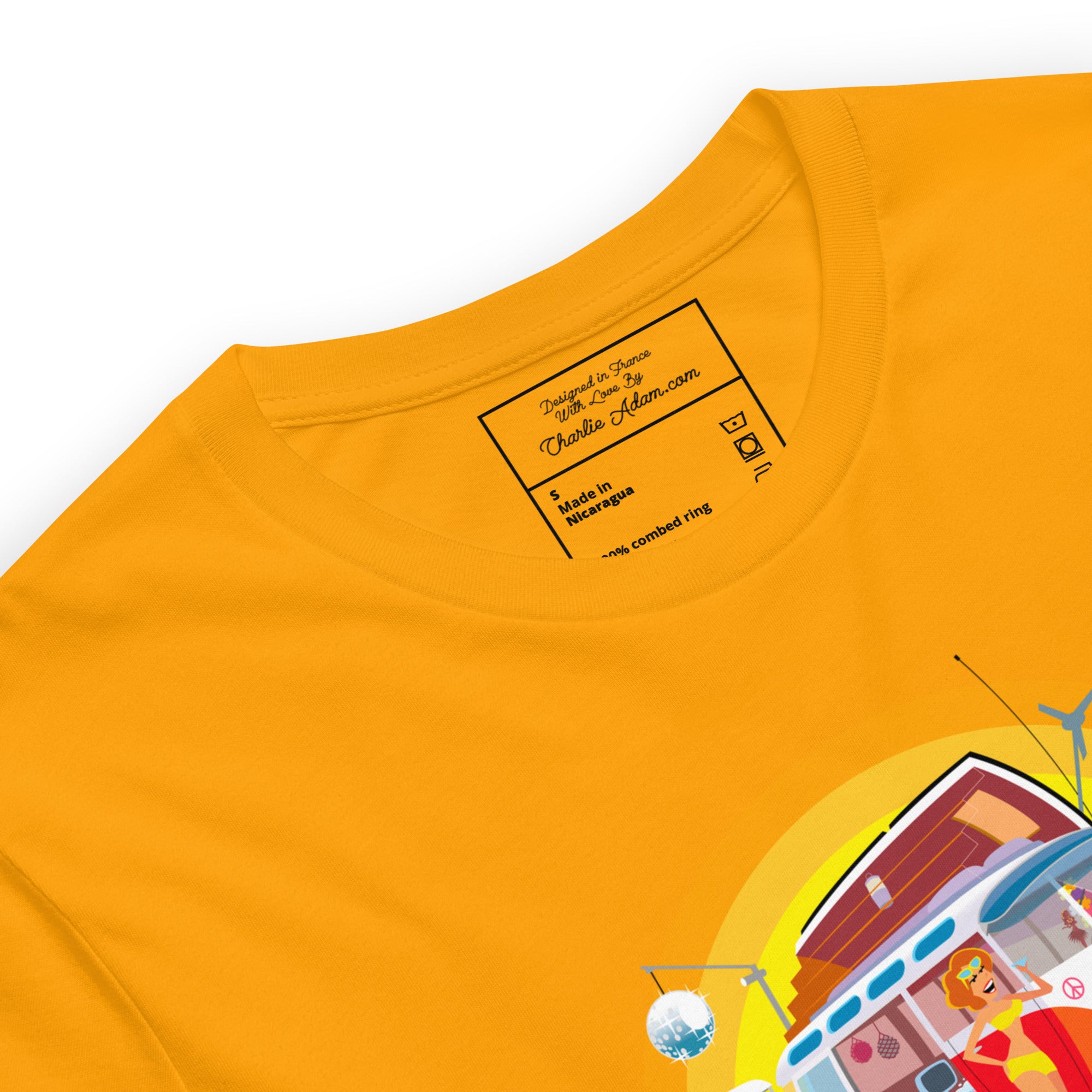 Unisex cotton t-shirt Ultra Combi on bright colors