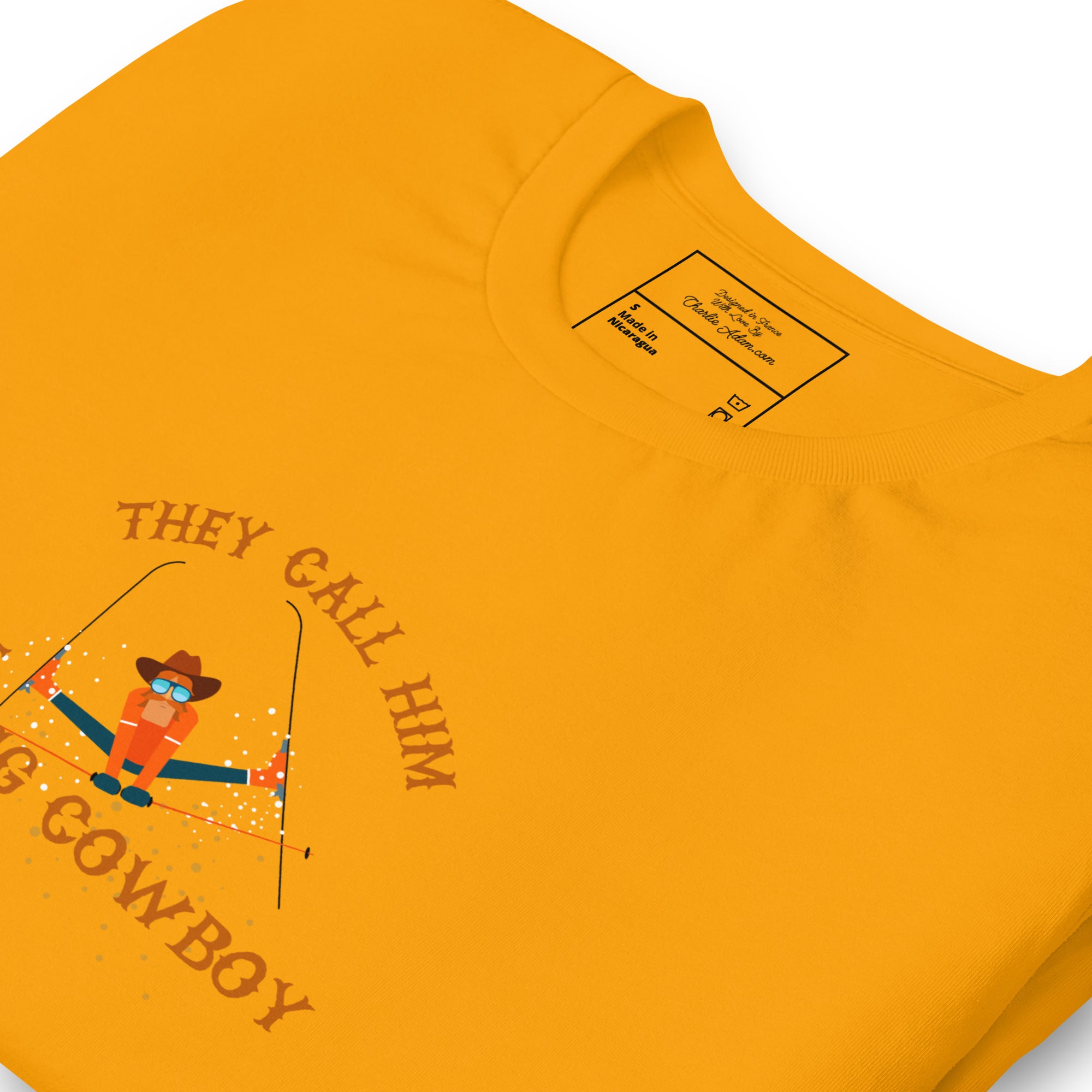 T-shirt en coton unisexe Hot Dogger sur couleurs vives