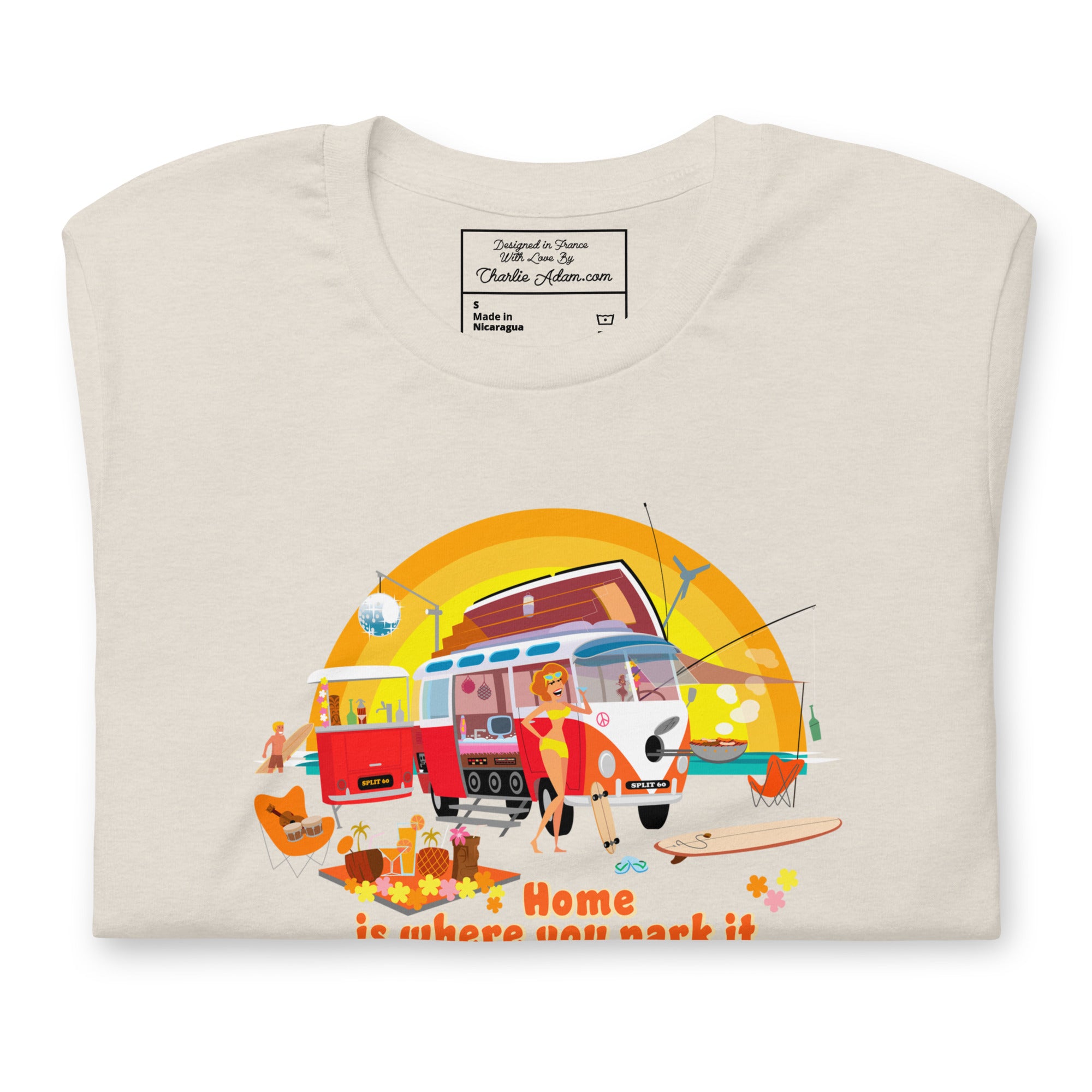 Unisex cotton t-shirt Ultra Combi on light heather colors
