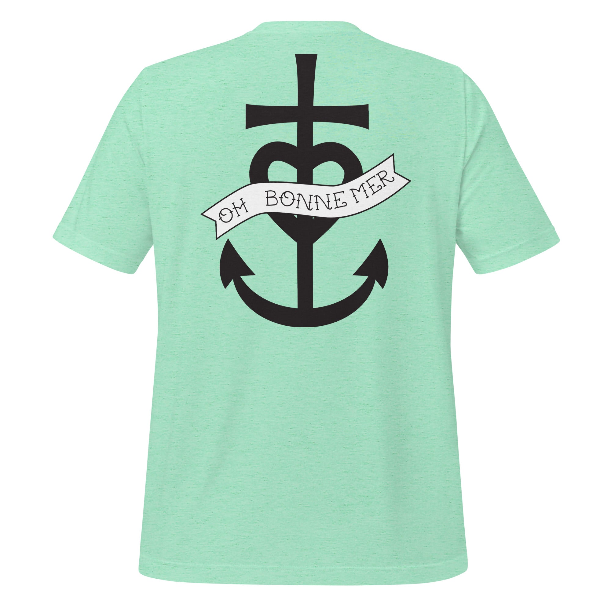 Unisex t-shirt Oh Bonne Mer 1 large printed pattern (back)