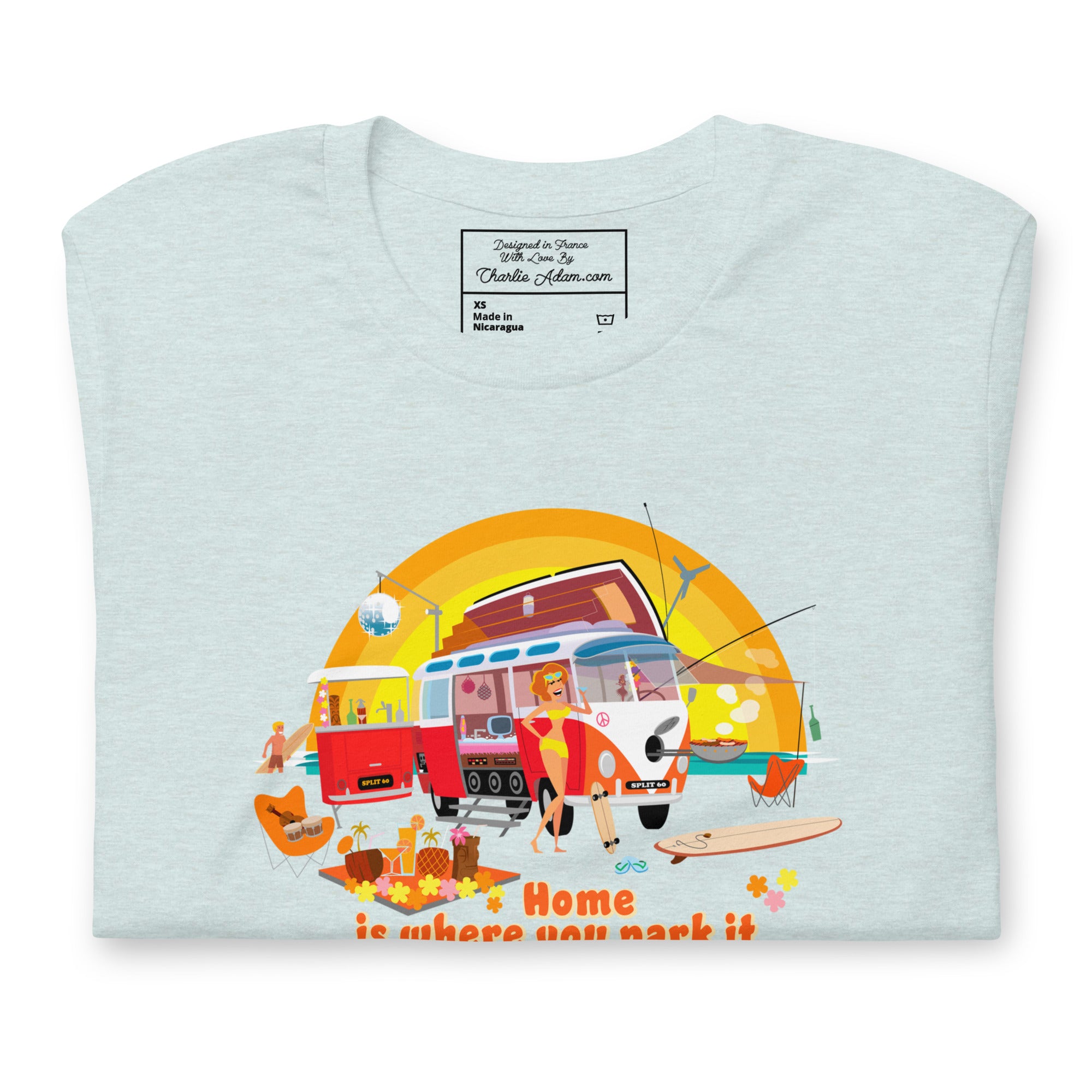 Unisex cotton t-shirt Ultra Combi on light heather colors
