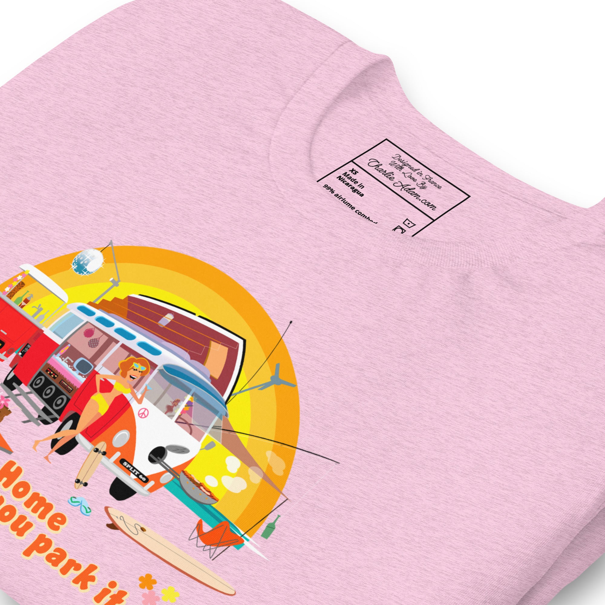 Unisex cotton t-shirt Ultra Combi on light heather colors