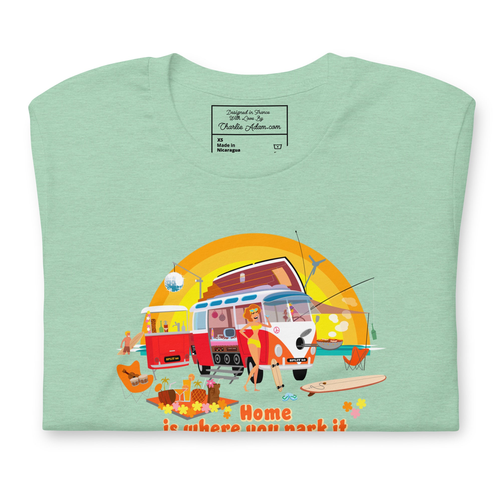 Unisex cotton t-shirt Ultra Combi on light heather colors