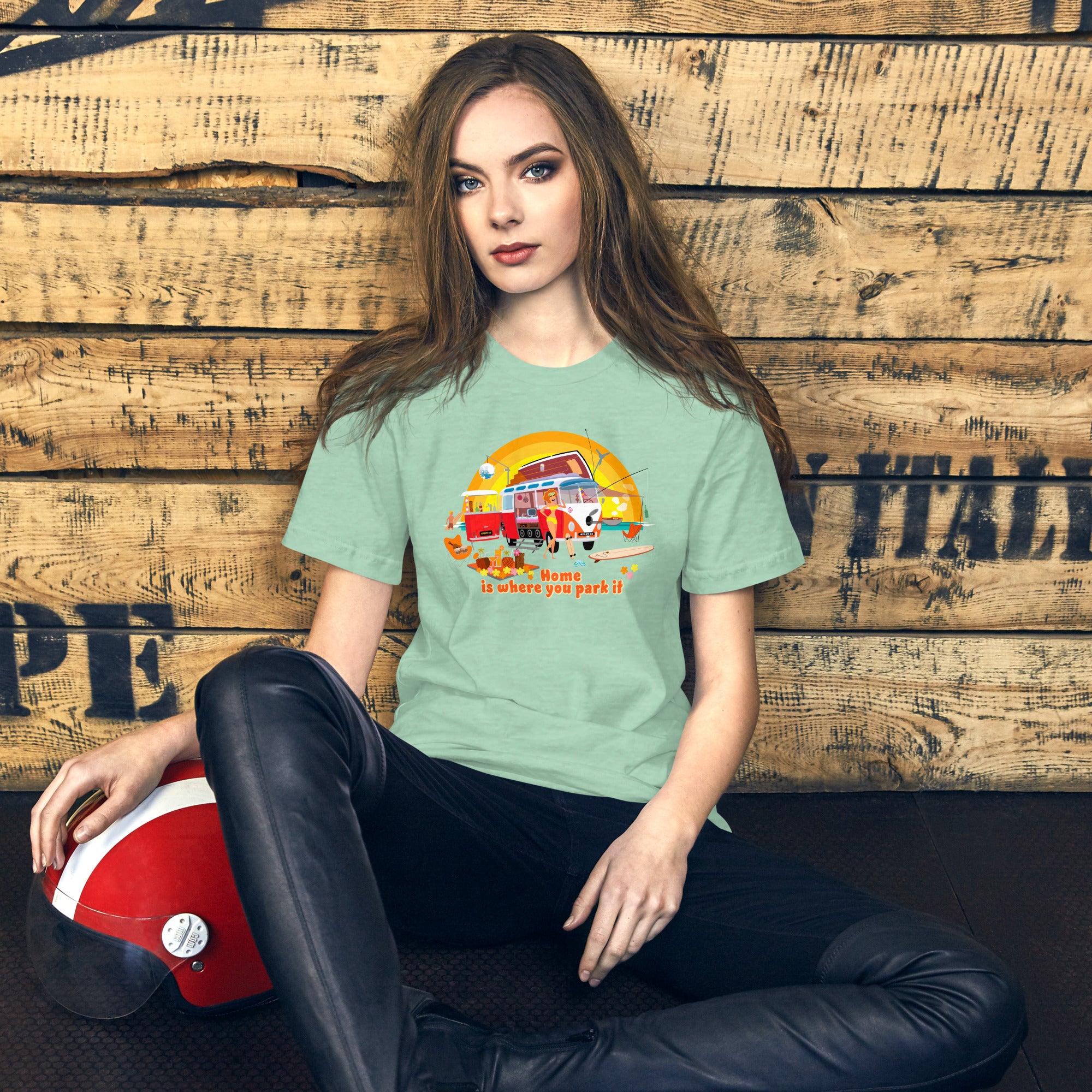 Unisex cotton t-shirt Ultra Combi on light heather colors