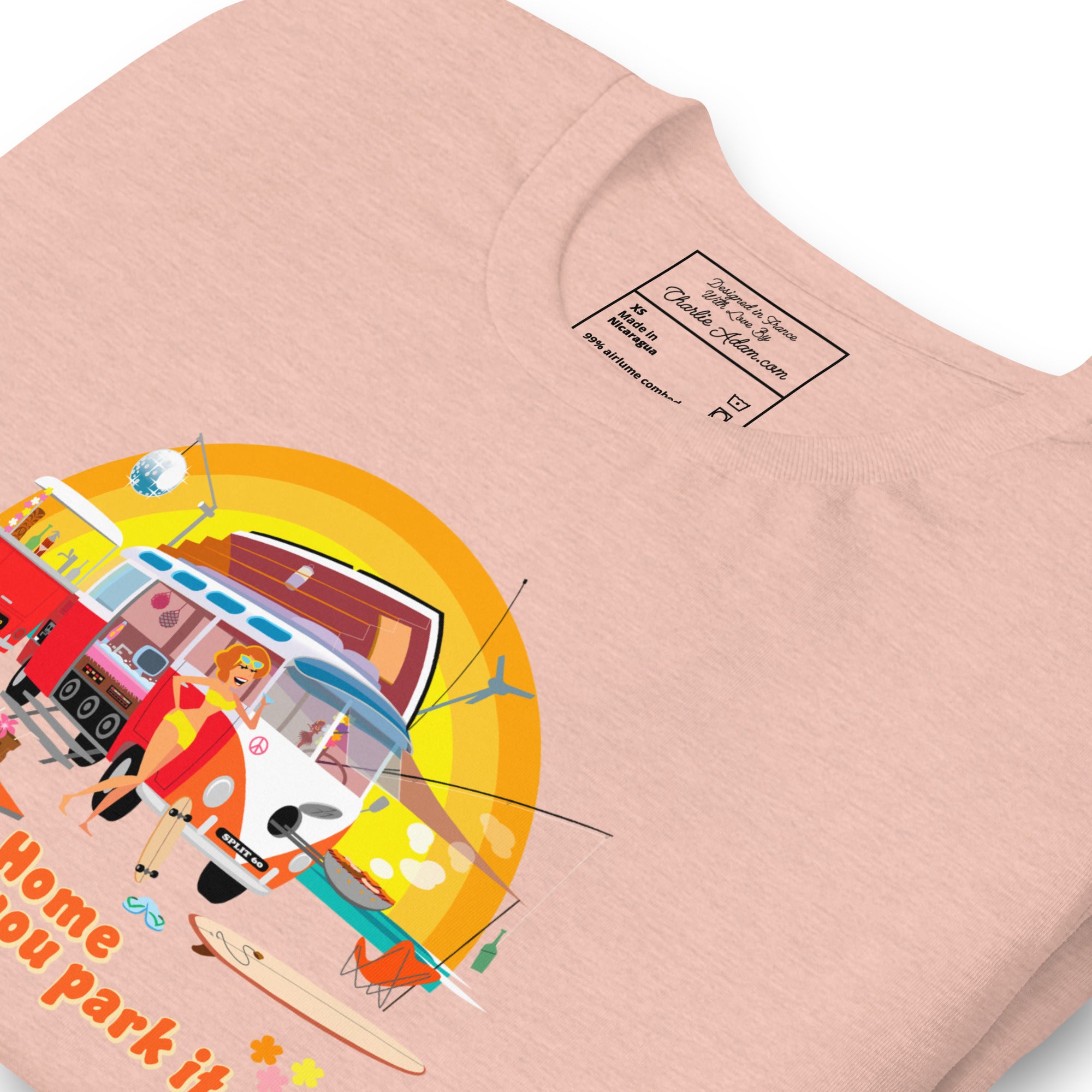 Unisex cotton t-shirt Ultra Combi on light heather colors