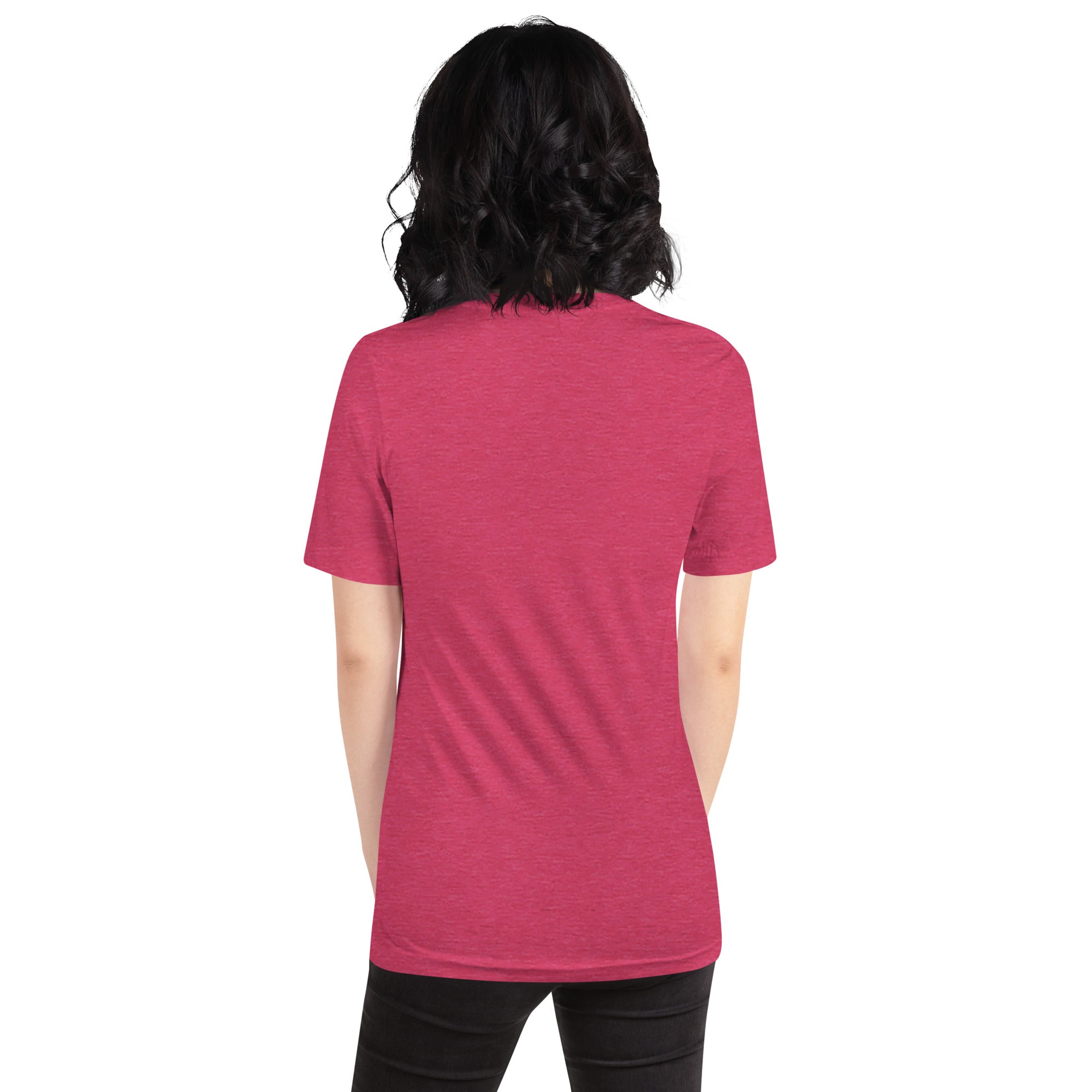 T-shirt en coton unisexe Superboogieman saves the party sur couleurs chinées vives