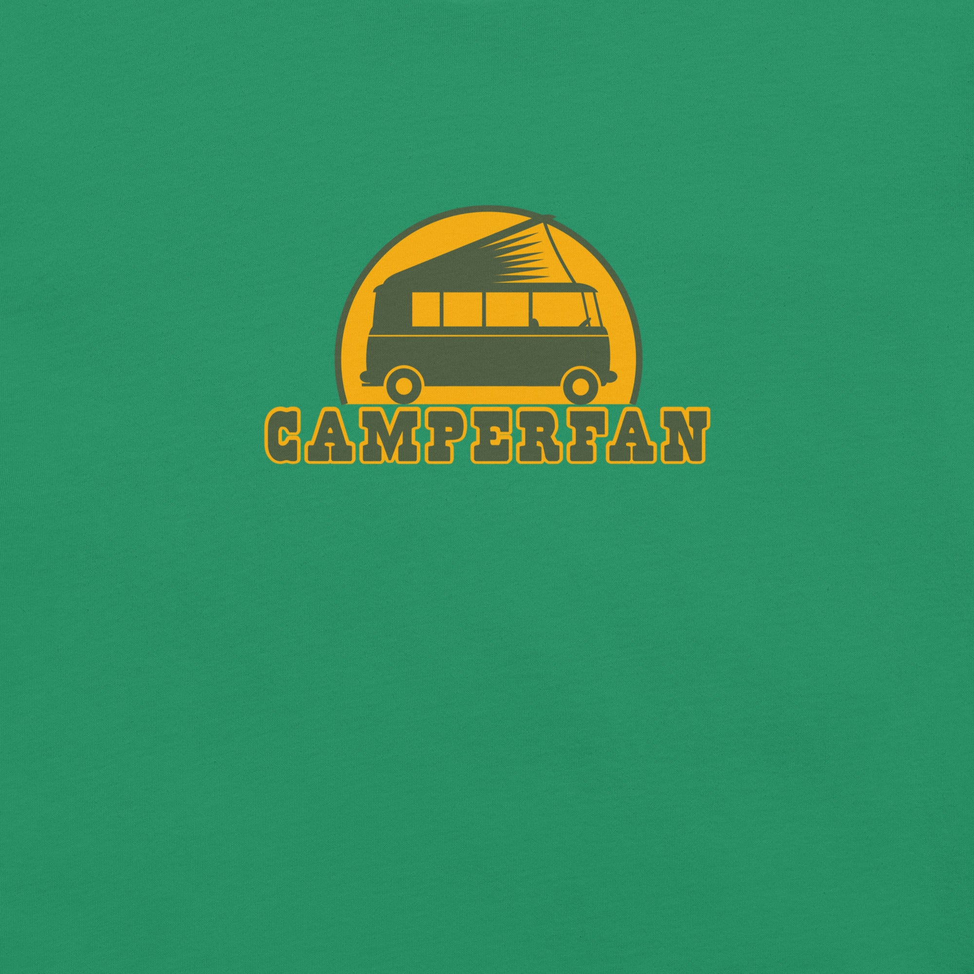 T-shirt en coton unisexe Camperfan sur verts