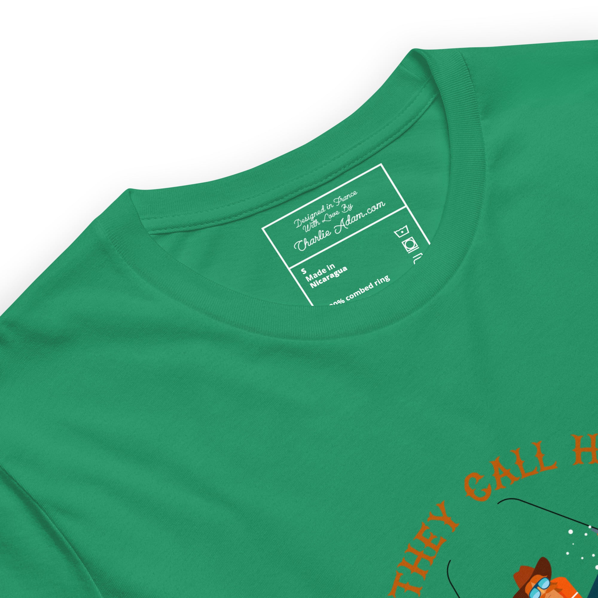 T-shirt en coton unisexe Hot Dogger sur couleurs foncées