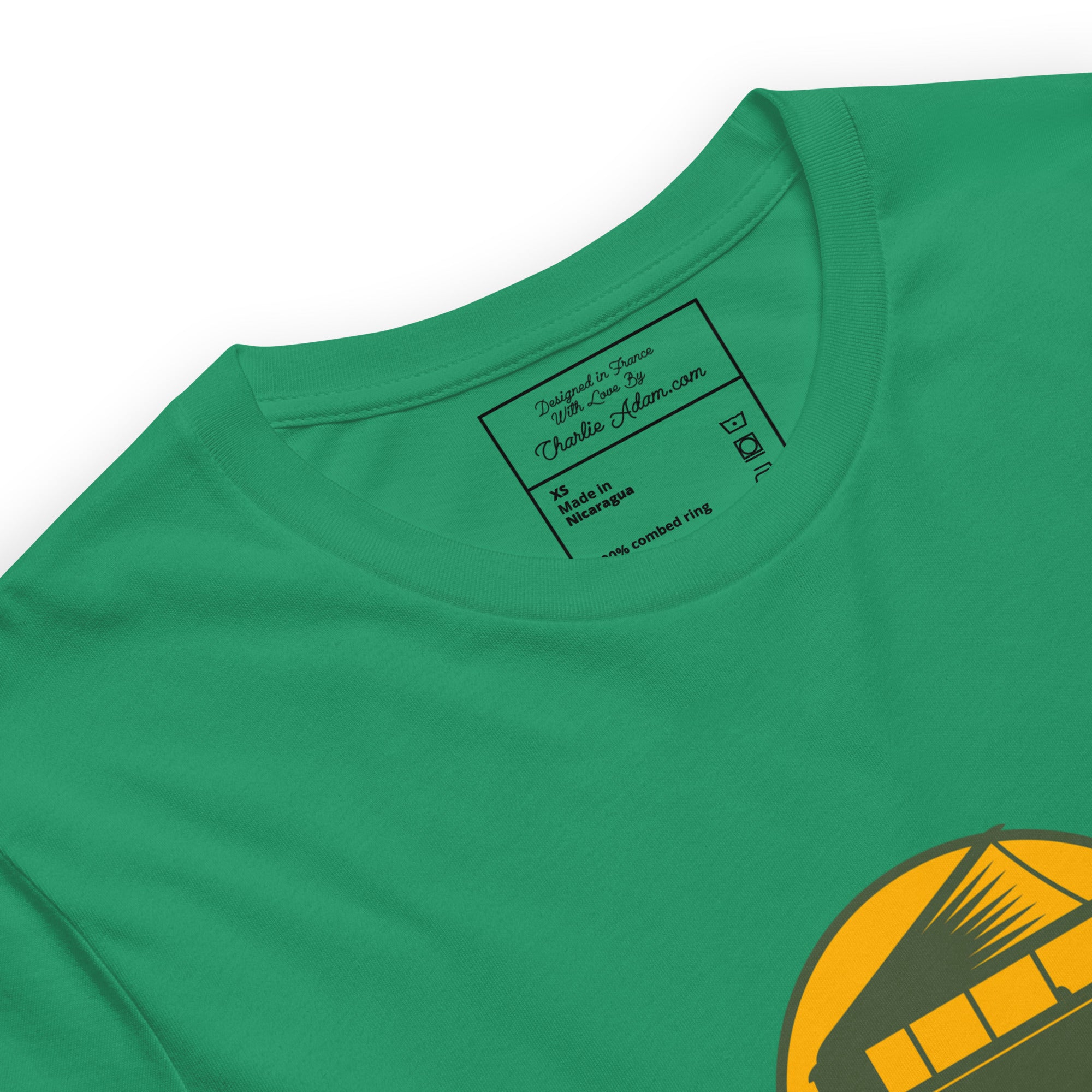 T-shirt en coton unisexe Camperfan sur verts