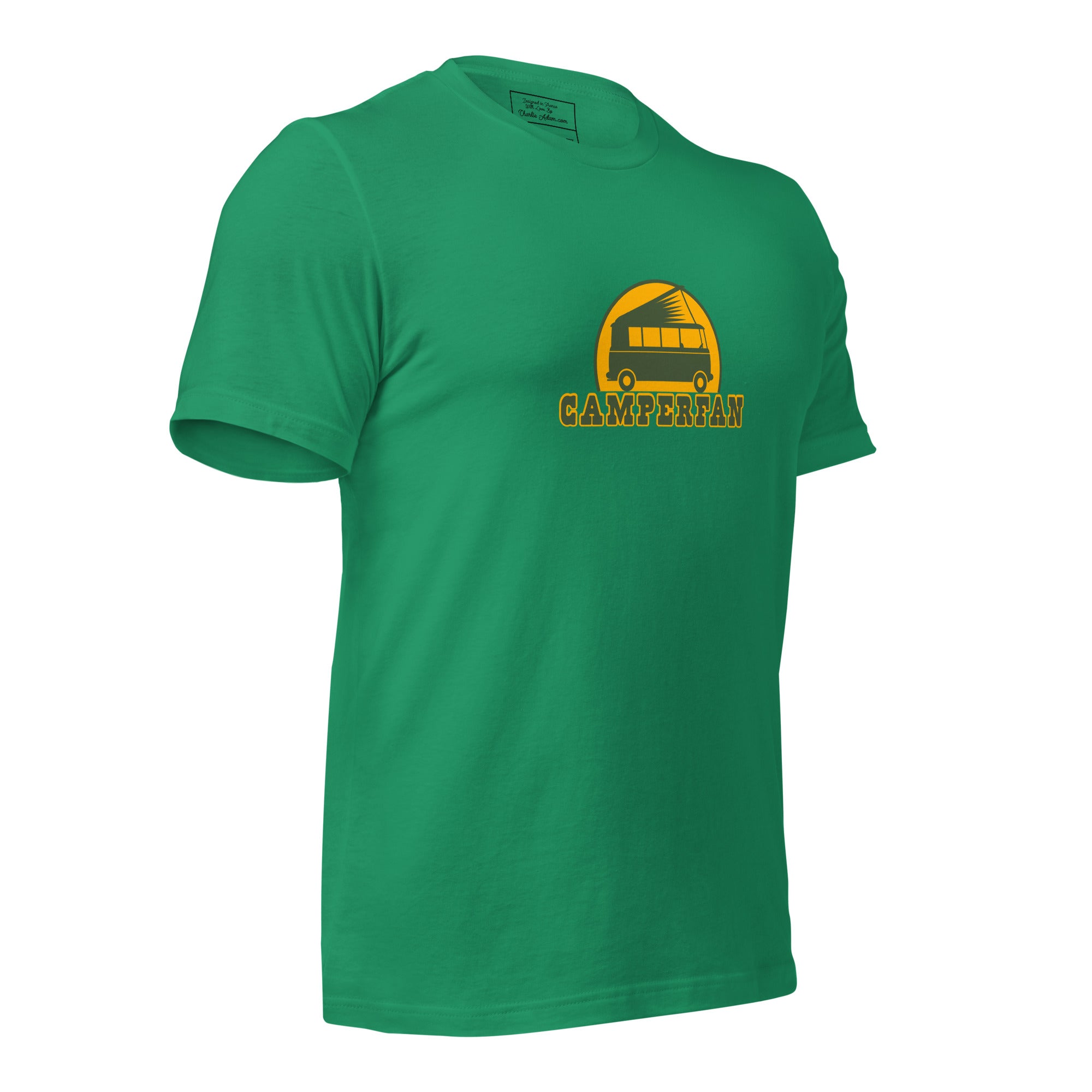 T-shirt en coton unisexe Camperfan sur verts