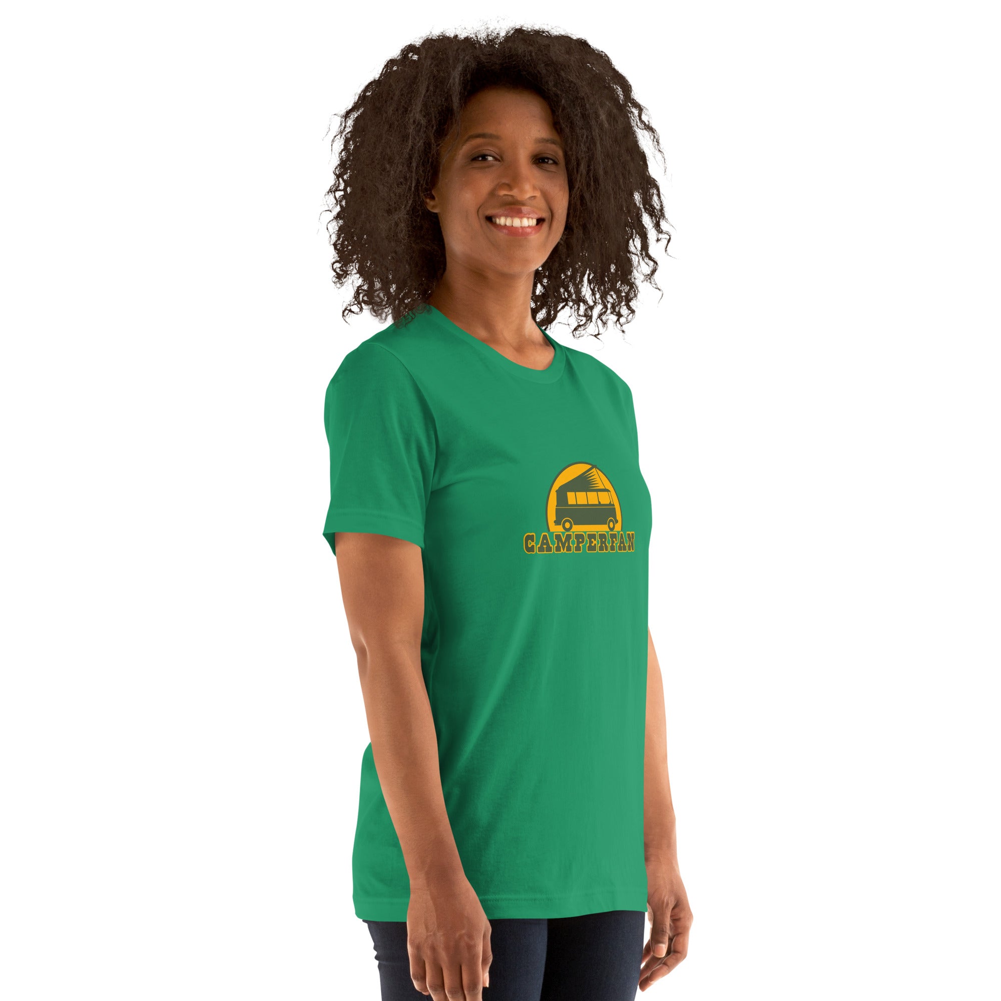 T-shirt en coton unisexe Camperfan sur verts