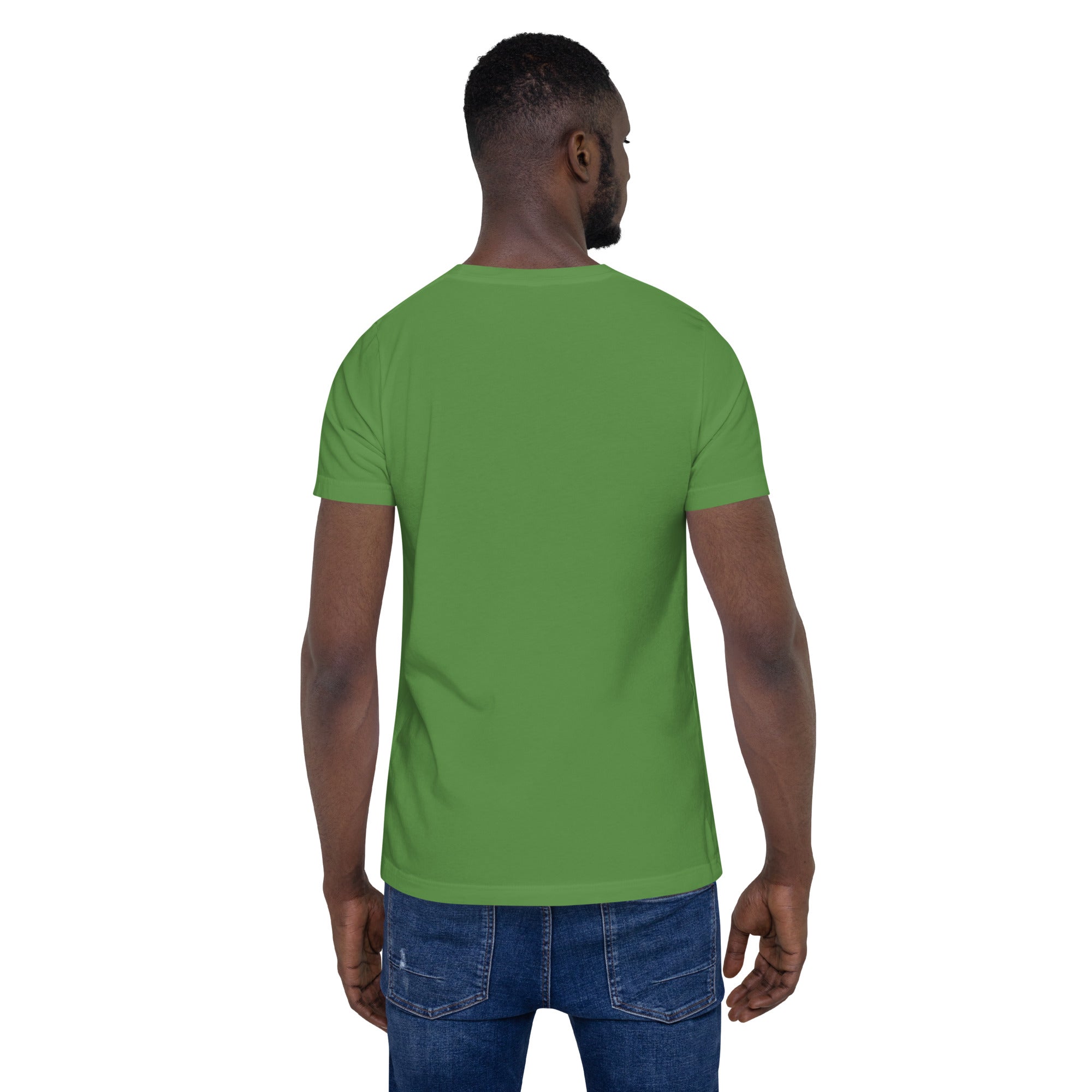 Unisex cotton t-shirt White Surf Combi on greens